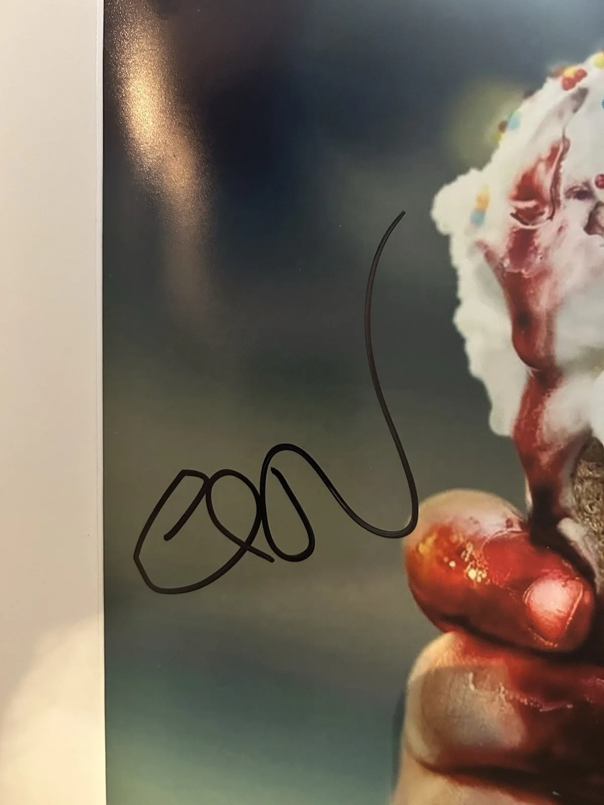 Eli Roth — Eli Roth autograph 11x14 photo **NEW MOVIE** Ice Cream Man movie (Proof Pic), изображение 2