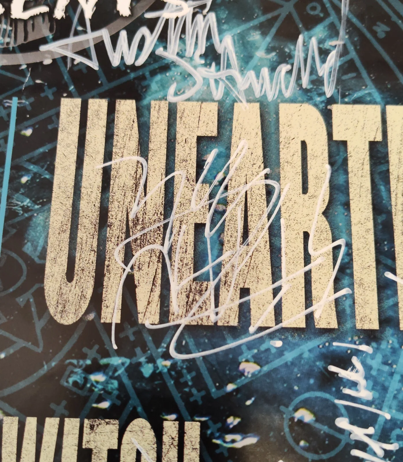 Chimaira / Unearth Signed Tour Poster 2011 Jagermeister Presents Skeletonwitch, image 4