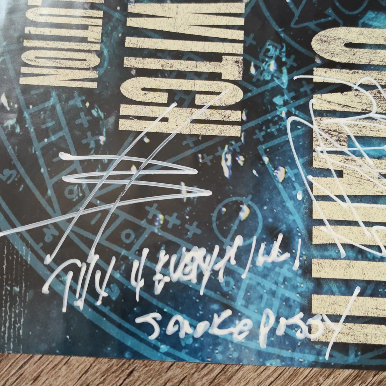 Chimaira / Unearth Signed Tour Poster 2011 Jagermeister Presents Skeletonwitch, image 5
