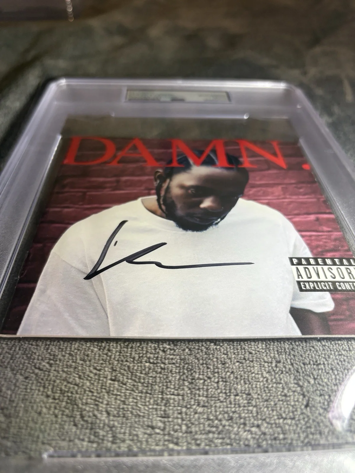 Kendrick Lamar Signed DAMN. CD Cover PSA/DNA Certified Authentic Auto Slab, image 3