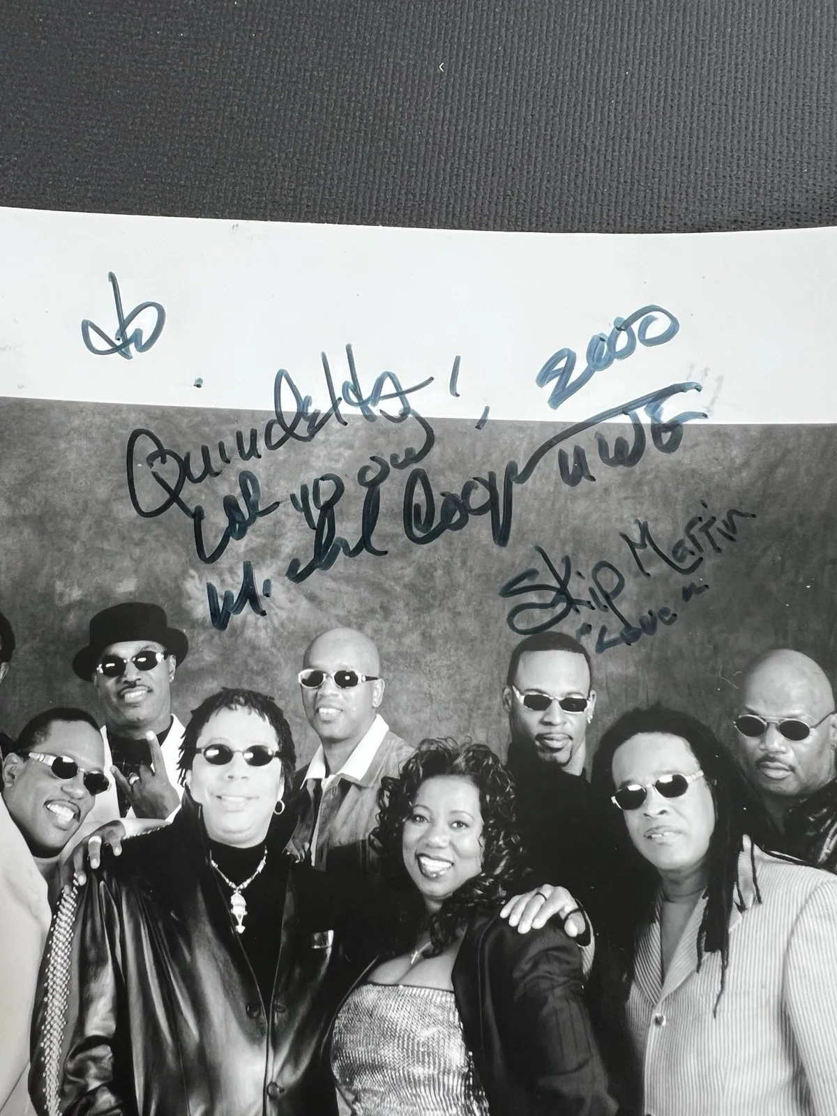 United We Funk All-Stars Signed 8x10 Photo Michael Cooper Skip Martin, изображение 2