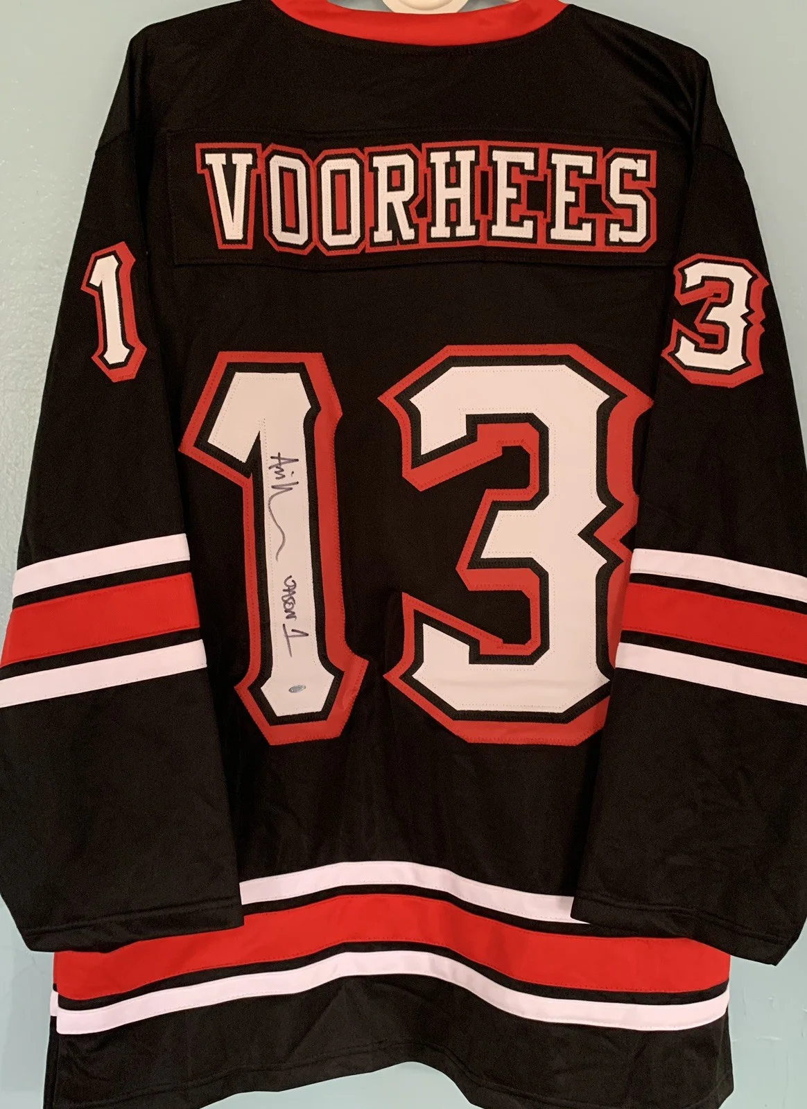 Ari Lehman — Ari Lehman Signed Autographed Jason Voorhees Jersey Friday The 13th OKAuthentics, изображение 3