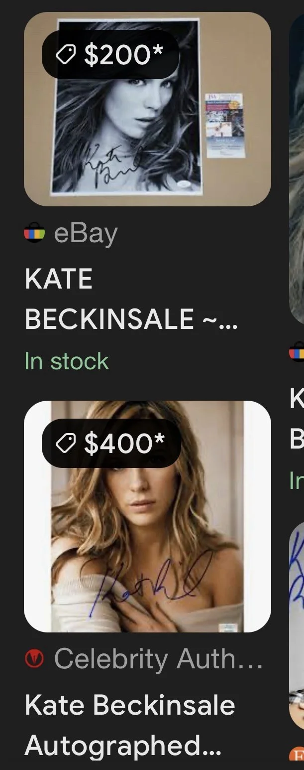 Kate Beckinsale — Kate Beckinsale Autographed Original Framed Movie Photo, изображение 3