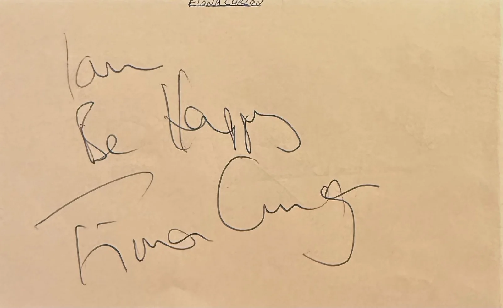 Fiona Curzon, Julia McKenzie — FIONA CURZON & JULIA McKENZIE Dual Signed Autograph 3x5 ALBUM PAGE FEMME FATALE, изображение 3