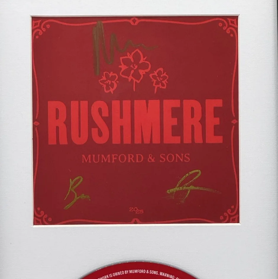 Mumford And Sons Signed Autographed Rushmere CD Framed, image 2
