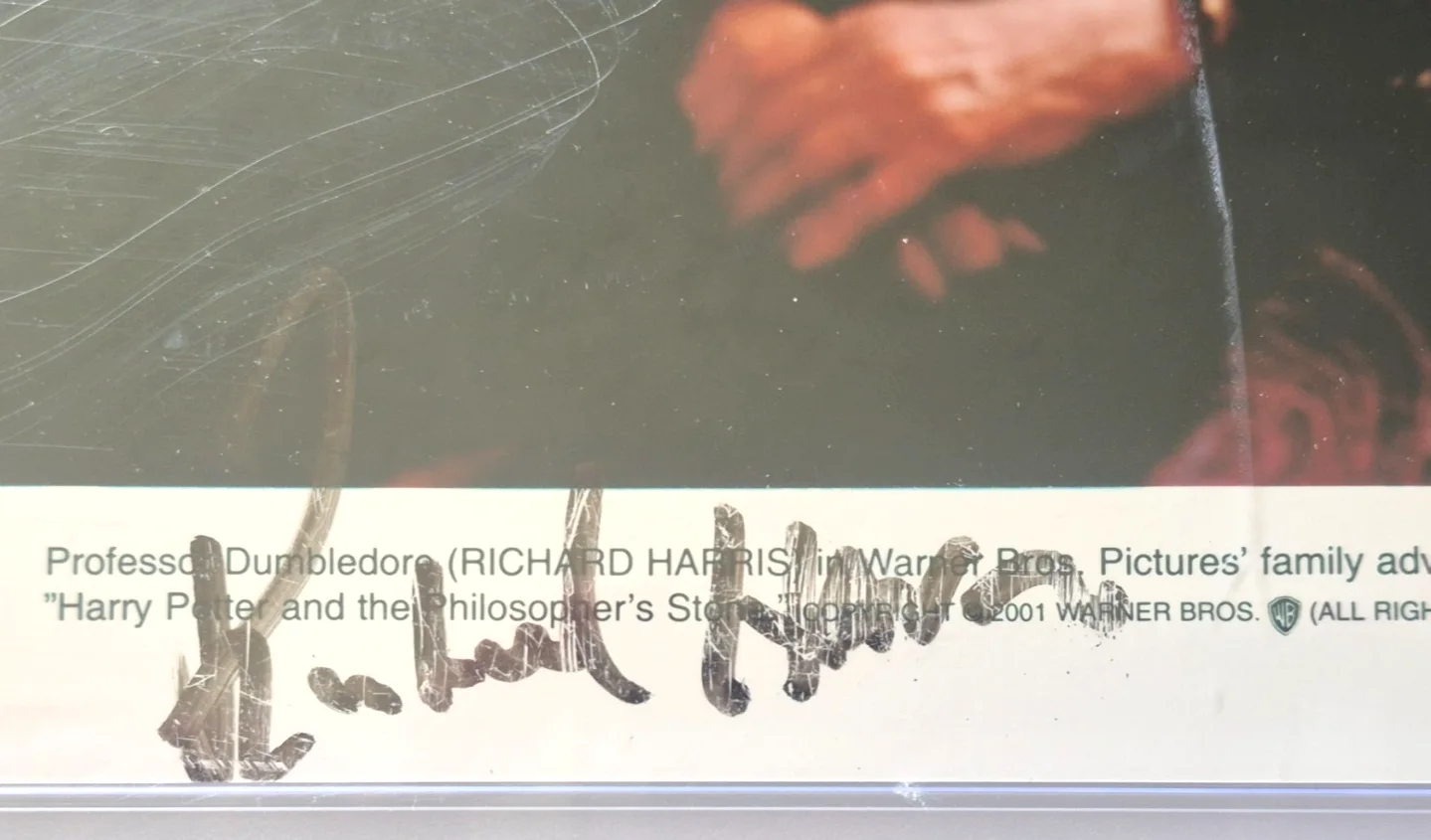 Richard Harris — RICHARD HARRIS SIGNED 8X10 PRESS PHOTO HARRY POTTER DUMBLEDORE PSA COA ENCAP, изображение 3