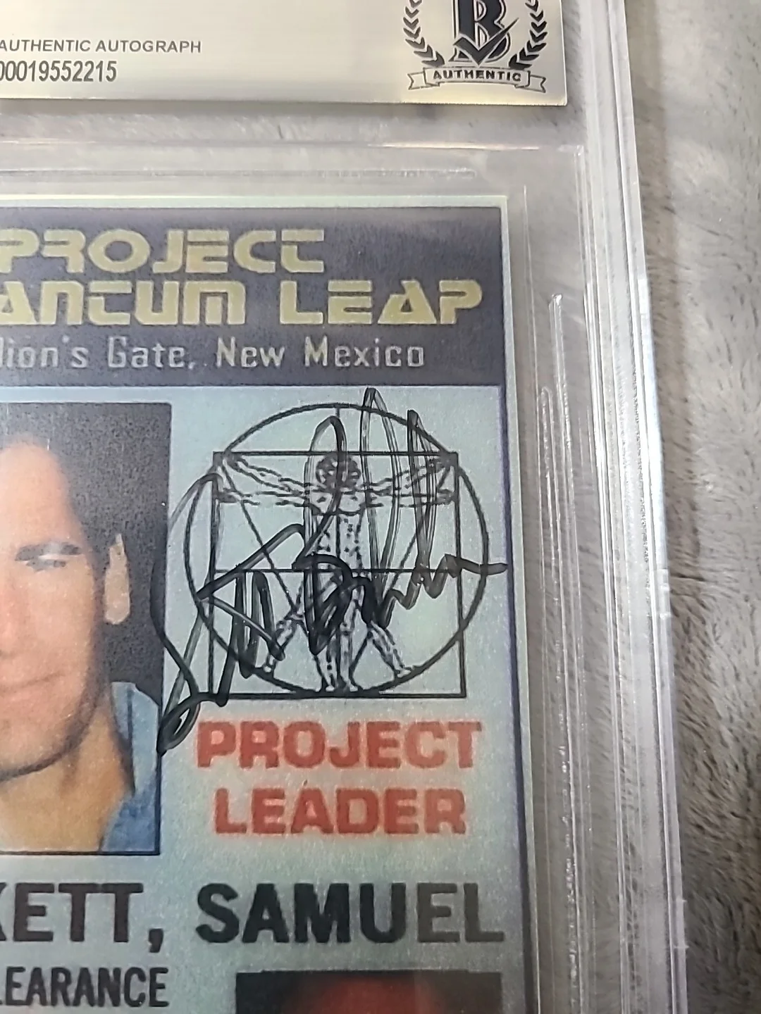 scott Bakula — Scott Bakula Signed Quantum Leap Pass Samuel Beckett Custom *Rare*, image 5