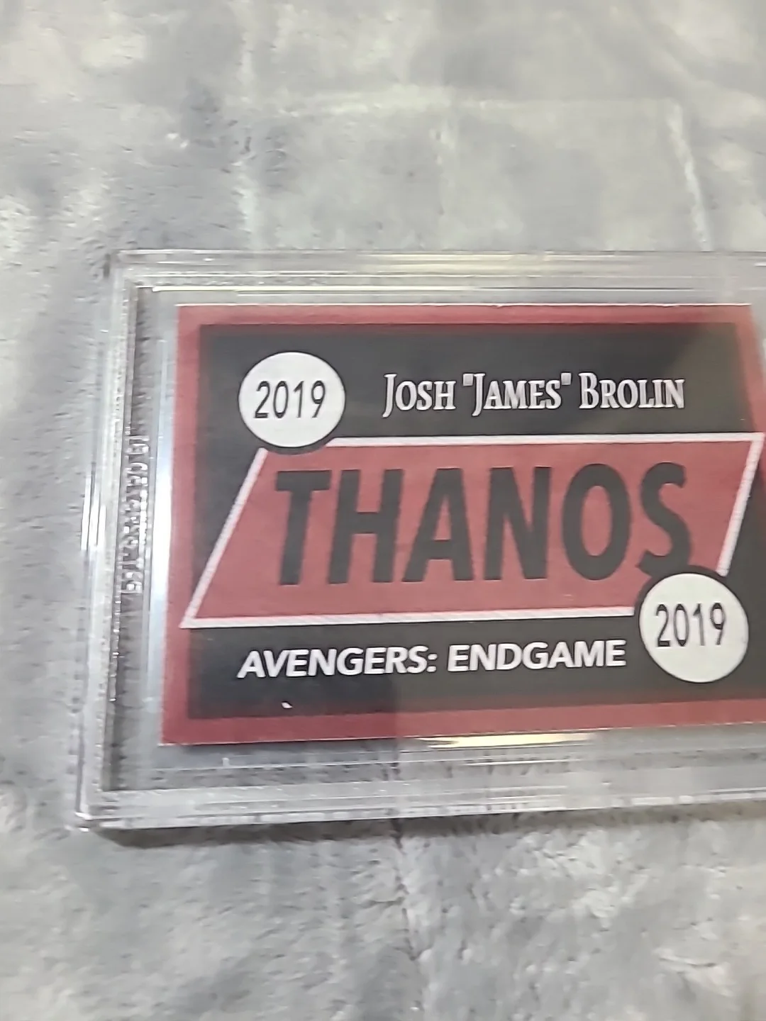 Josh Brolin Signed Cut Card Thanos MCU Beckett Certified, image 4