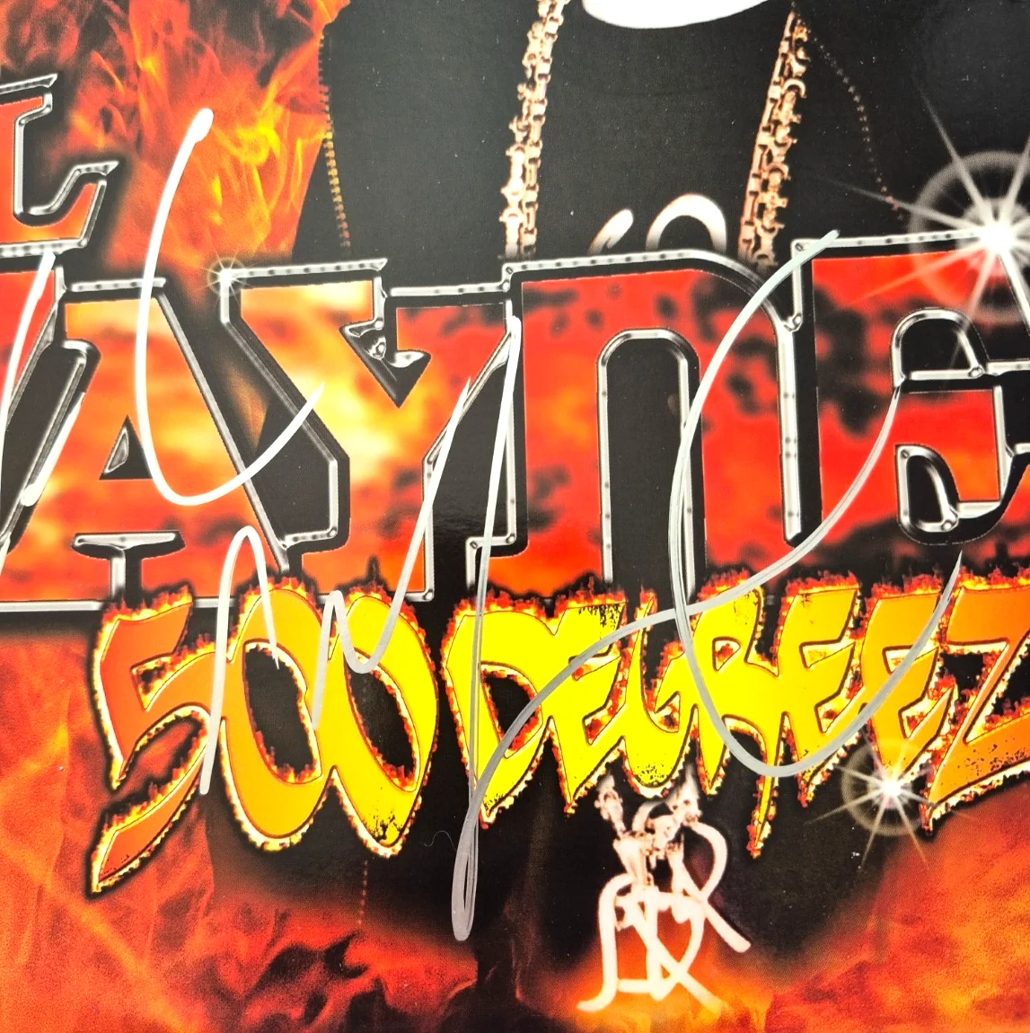 LIL WAYNE SIGNED AUTOGRAPHED 500 DEGREEZ ALBUM VINYL RARE WEEZY DRAKE PSA COA, изображение 2