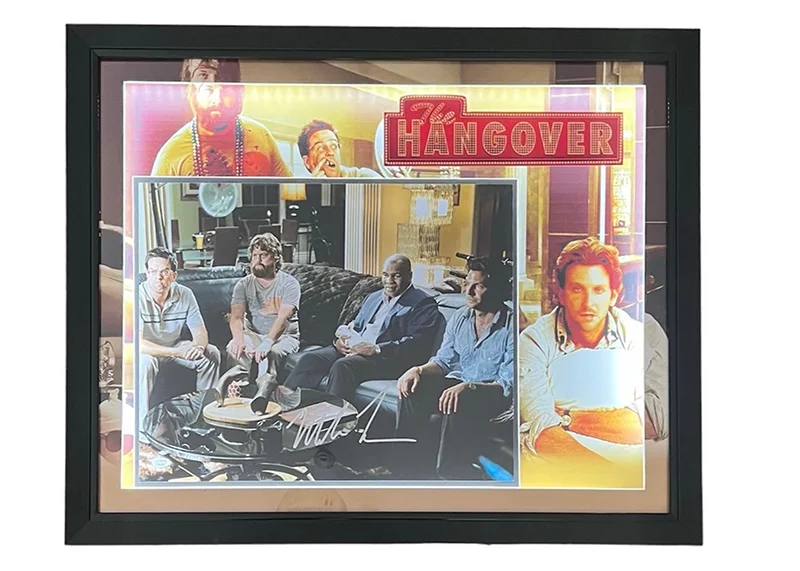 Mike Tyson Hangover Movie Signed 3D Framed Photos W LED Lights 33x27, image 3