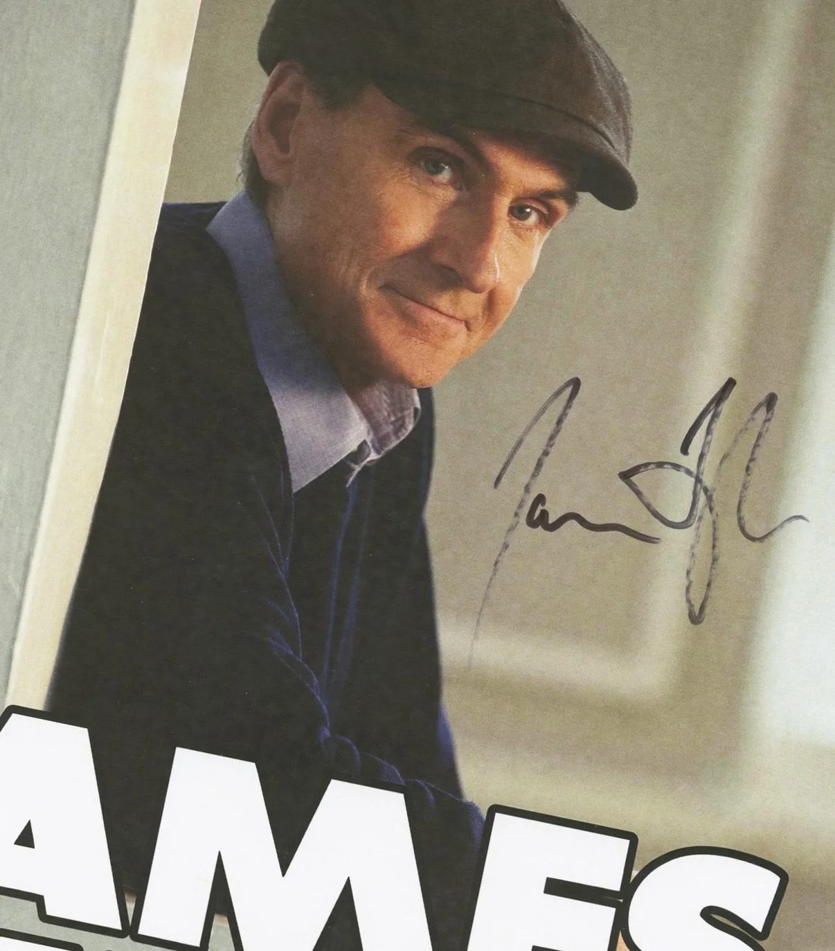 James Taylor autographed poster 2014, image 2