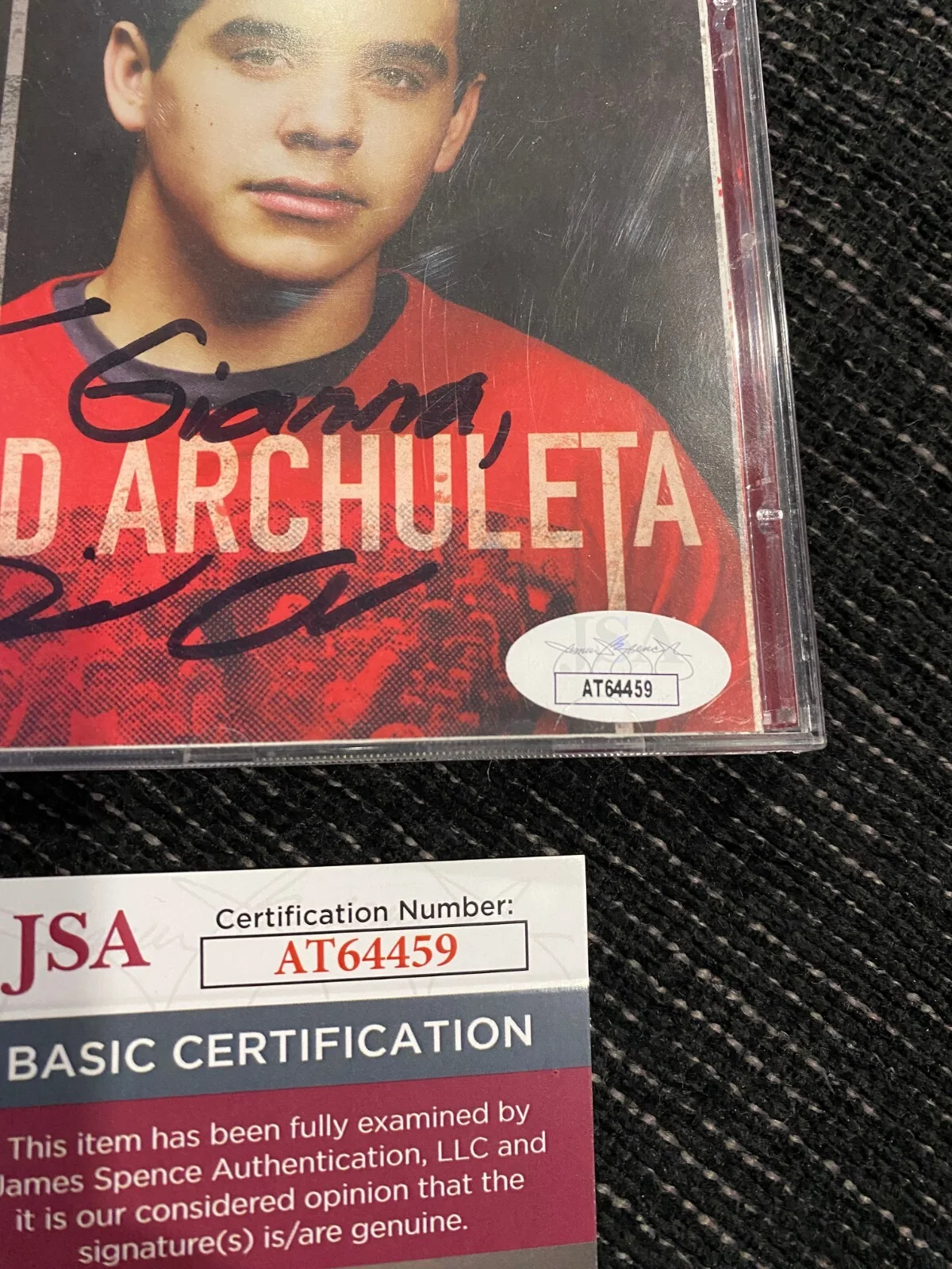 DAVID ARCHULETA DEBUT ALBUM CD AUTOGRAPHED BOOKLET - JSA AUTHENICATED, image 2