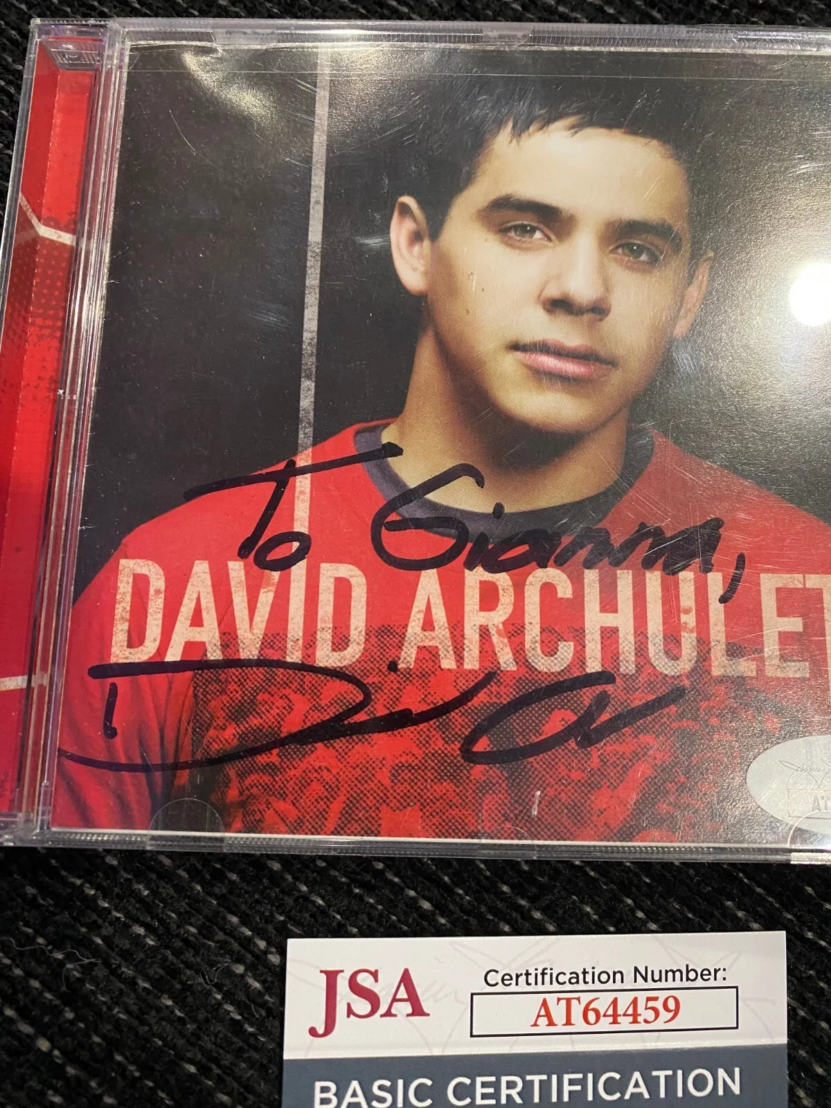 DAVID ARCHULETA DEBUT ALBUM CD AUTOGRAPHED BOOKLET - JSA AUTHENICATED, image 3