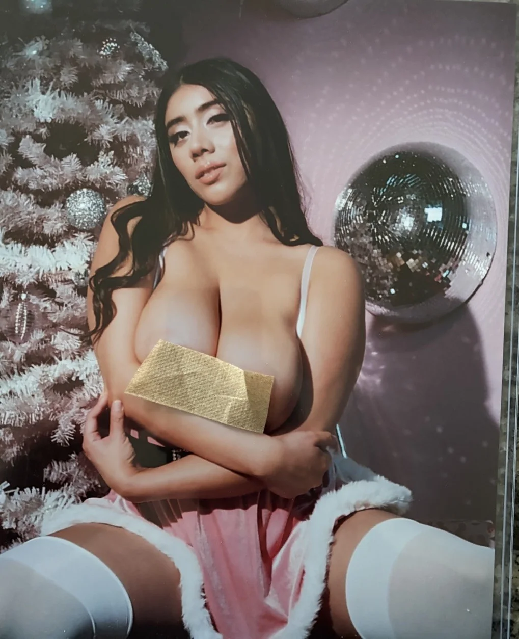No Signature — 8 X 10 Vilot Myers Sexy Latina Cury Photograph Adult Film Star