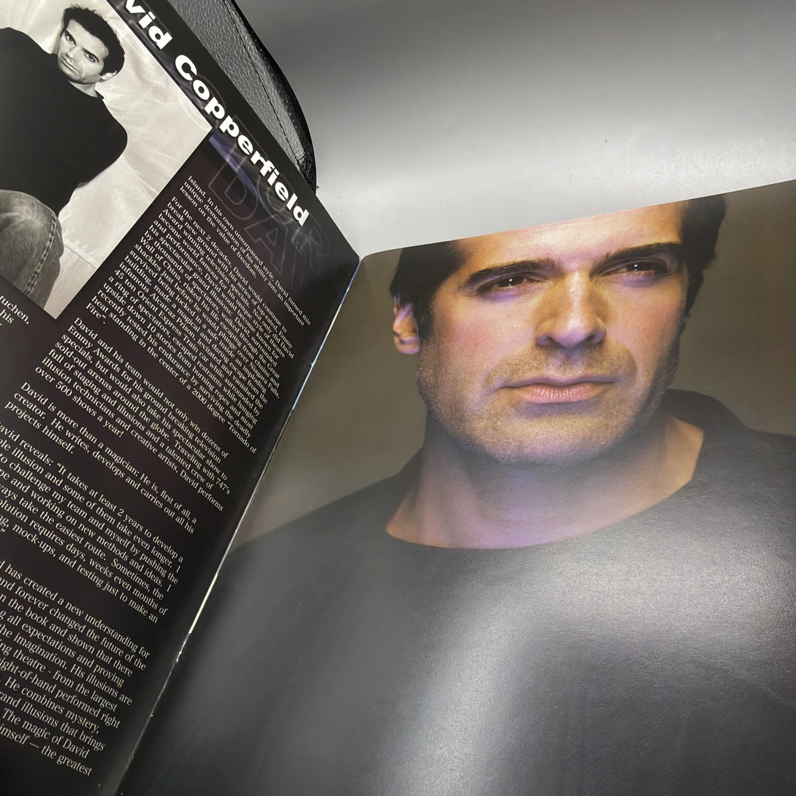 David Copperfield — Magician David Copperfield Signed In-Person Las Vegas Show Program - Authentic, image 5