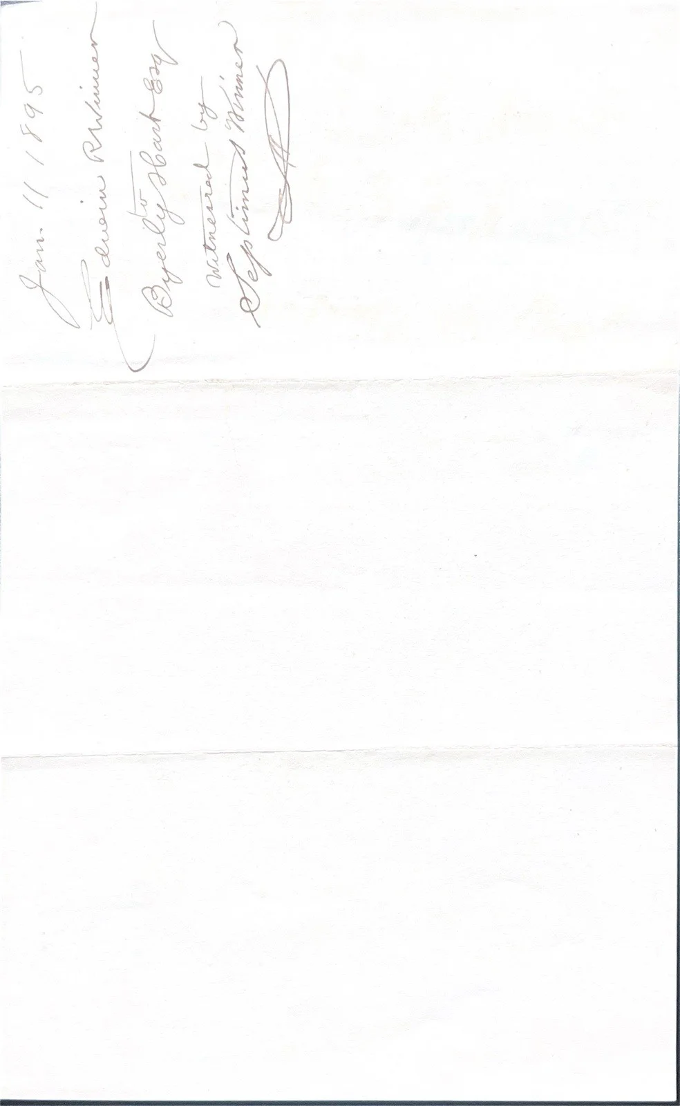Septimus Winner — ORIGINAL 1895 SEPTIMUS WINNER SIGNED LETTER-How Much Is ThatDoggie In The Window, image 2