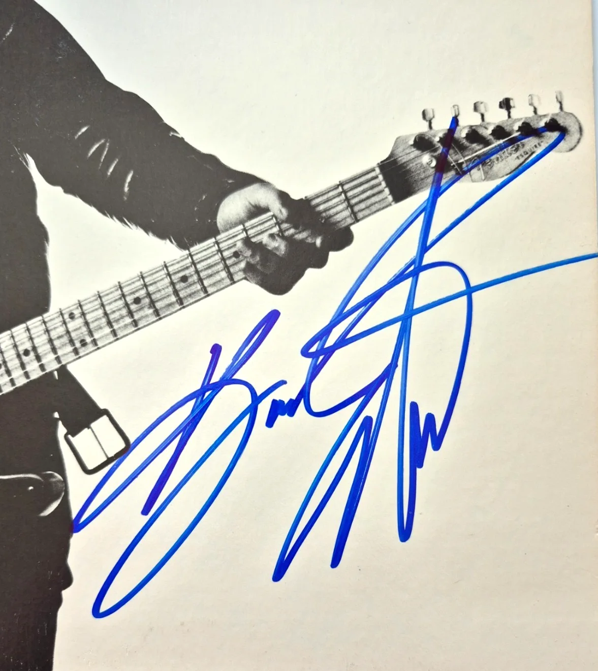 Bruce Springsteen — BRUCE SPRINGSTEEN SIGNED AUTO BORN TO RUN ALBUM RARE BORN IN THE USA PSA LOA, изображение 3