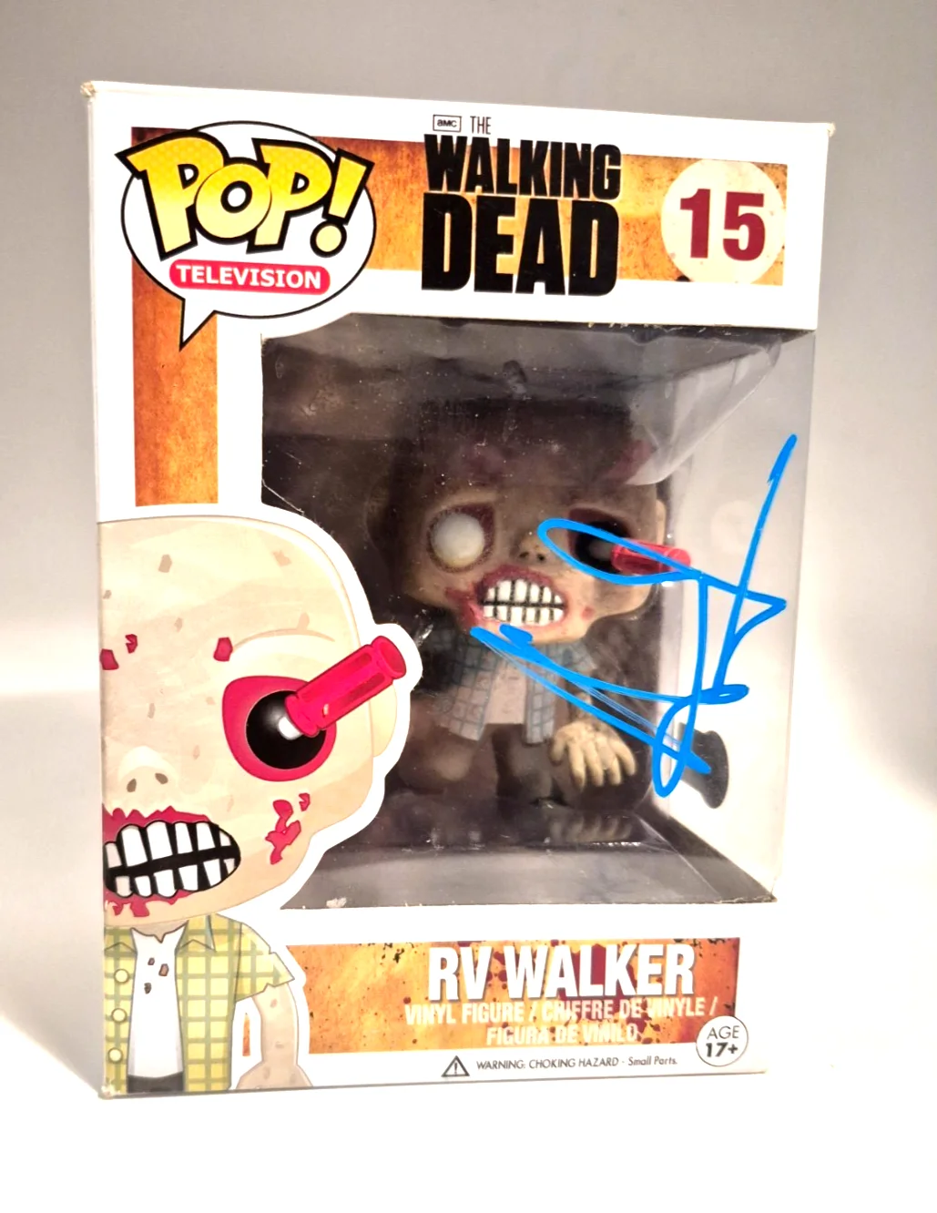 Andrew Lincoln — ANDREW LINCOLN SIGNED AUTOGRAPHED RV WALKER WALKING DEAD FUNKO POP RARE BAS COA