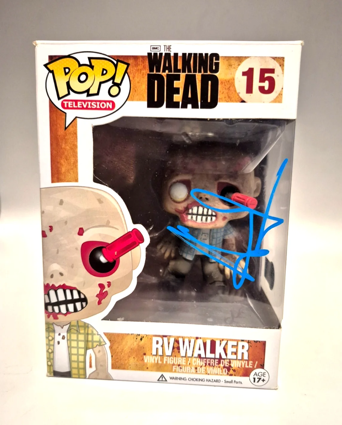 Andrew Lincoln — ANDREW LINCOLN SIGNED AUTOGRAPHED RV WALKER WALKING DEAD FUNKO POP RARE BAS COA, изображение 2