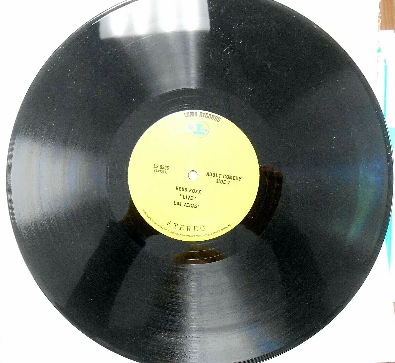 Redd Foxx — Rare Original Hand Signed Redd Foxx "Live Las Vegas" Album & Album Cover 1969, изображение 4