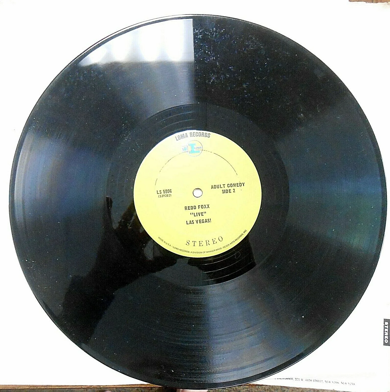 Redd Foxx — Rare Original Hand Signed Redd Foxx "Live Las Vegas" Album & Album Cover 1969, изображение 5