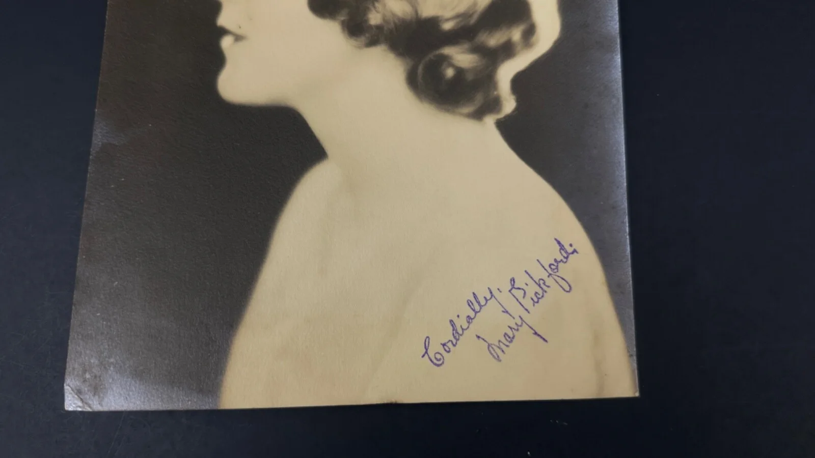 Rare Silent Film Star Mary Pickford, Hand Autographed Black and White Photo, изображение 5
