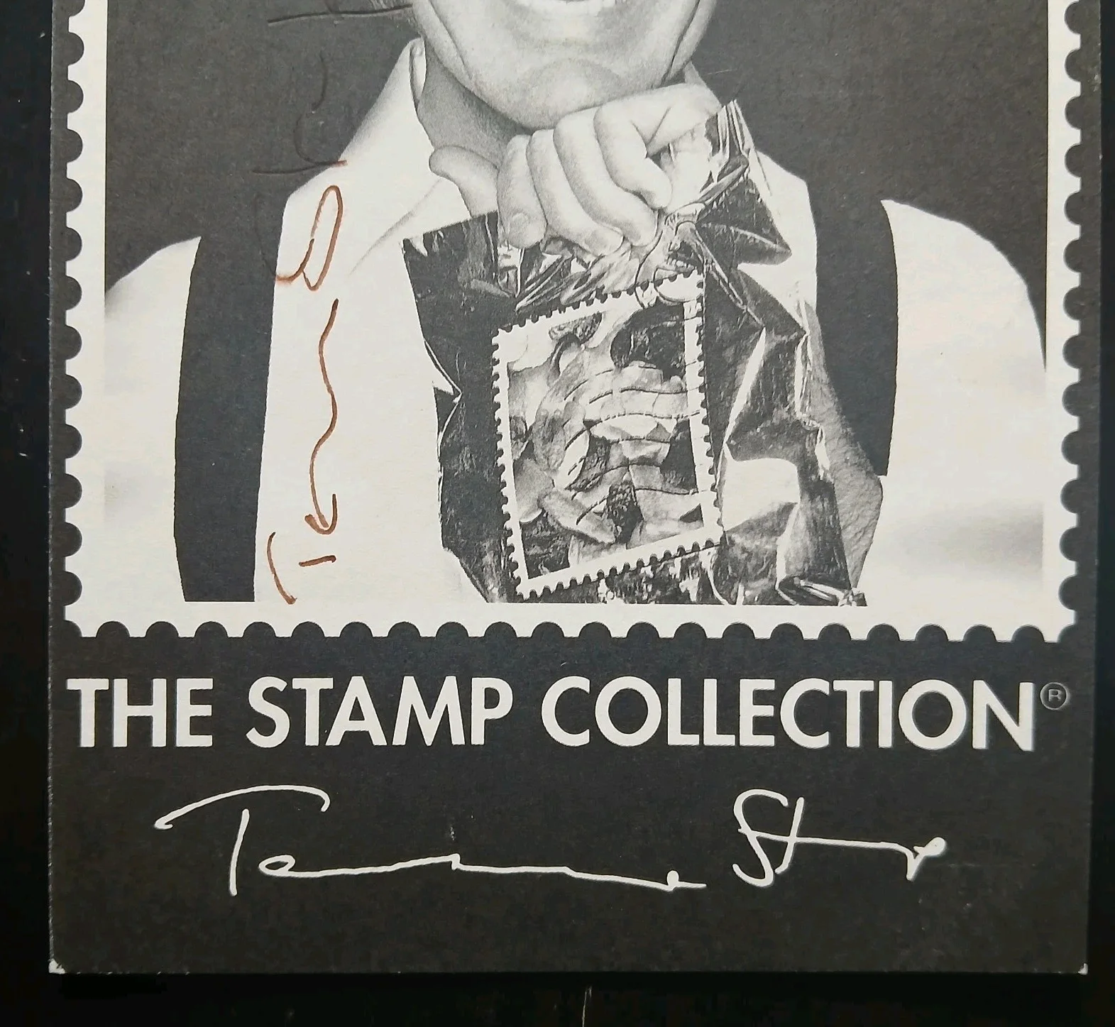 terence stamp — terence stamp signed postcard the stamp collection superman ii young guns actor, изображение 3