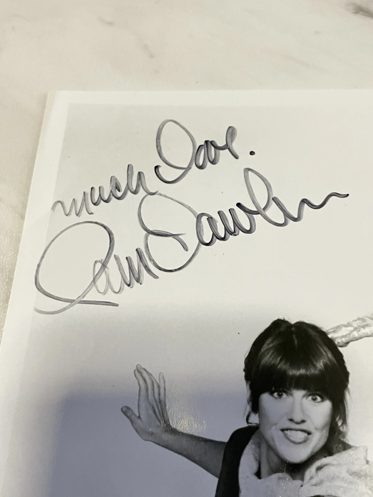 Robin Williams, Pam Dawber — Signed Pam Dawber 8X10 Mork And Mindy Photo Robin Williams Secretarial JSA Read, изображение 3