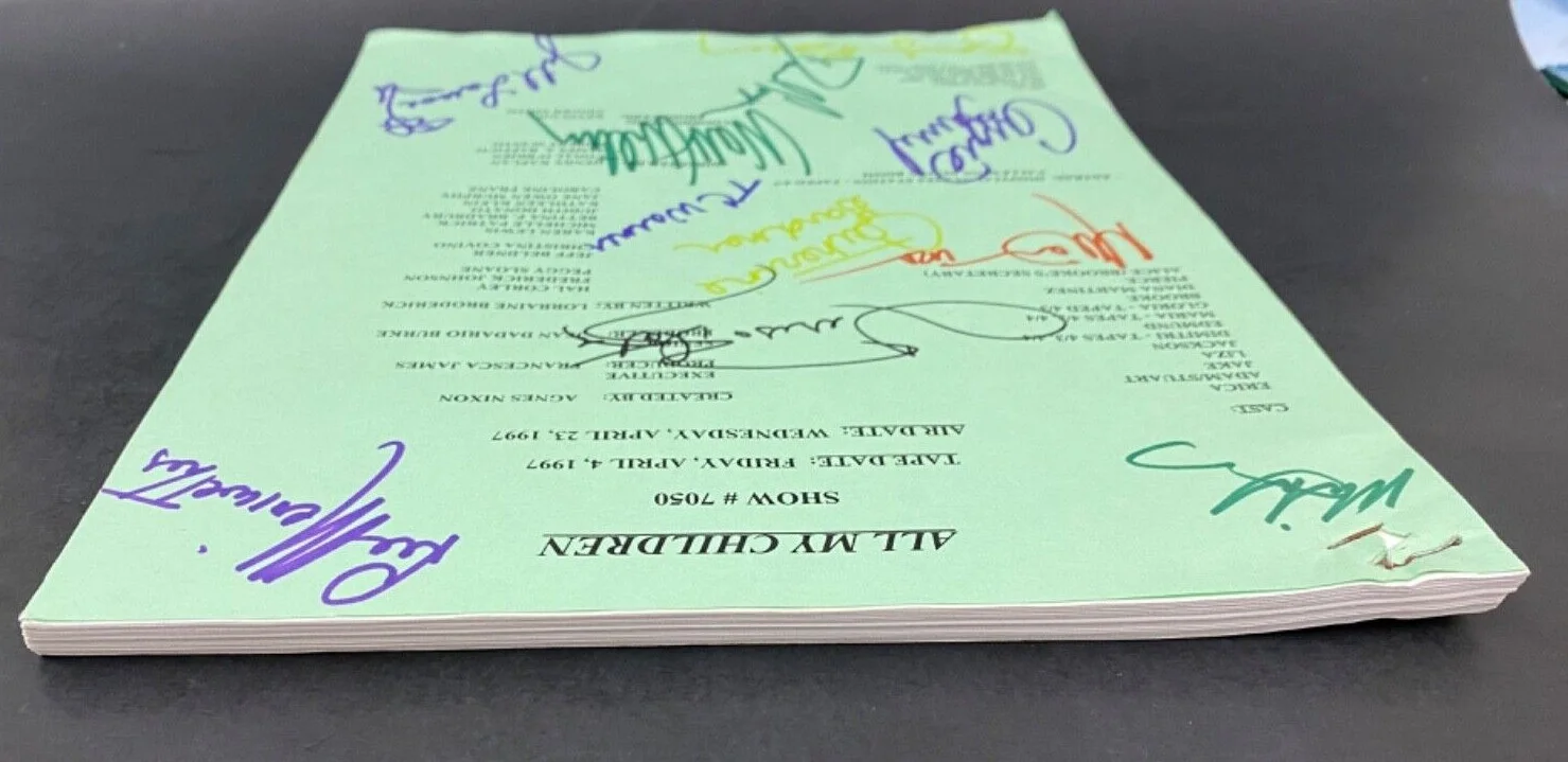All My Children Soap Opera Show #7050 Rare Original Hand Autographed Script, image 5