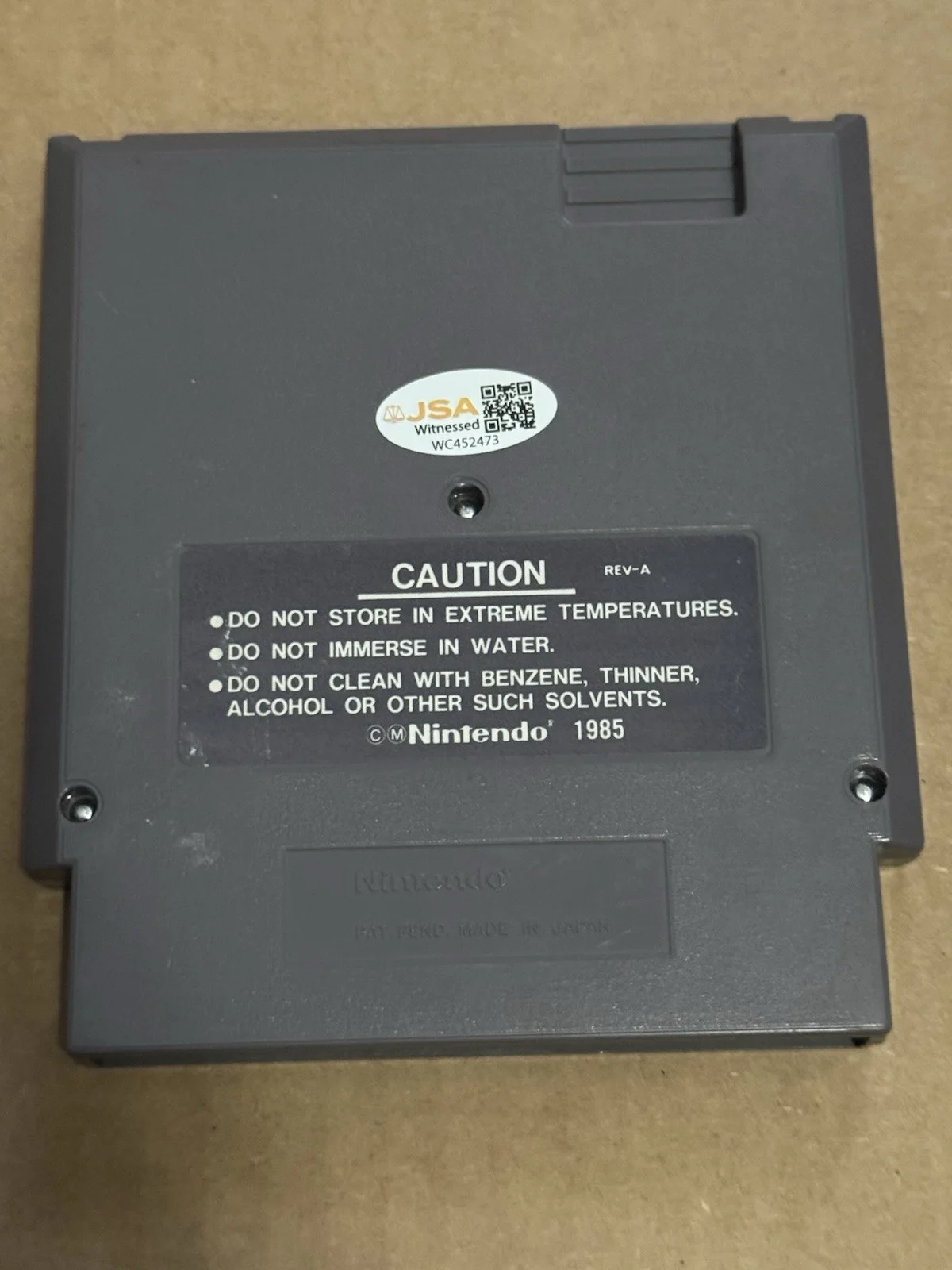 Christopher Lloyd Autographed Nintendo NES Who Framed Roger Rabbit Game JSA COA, image 3