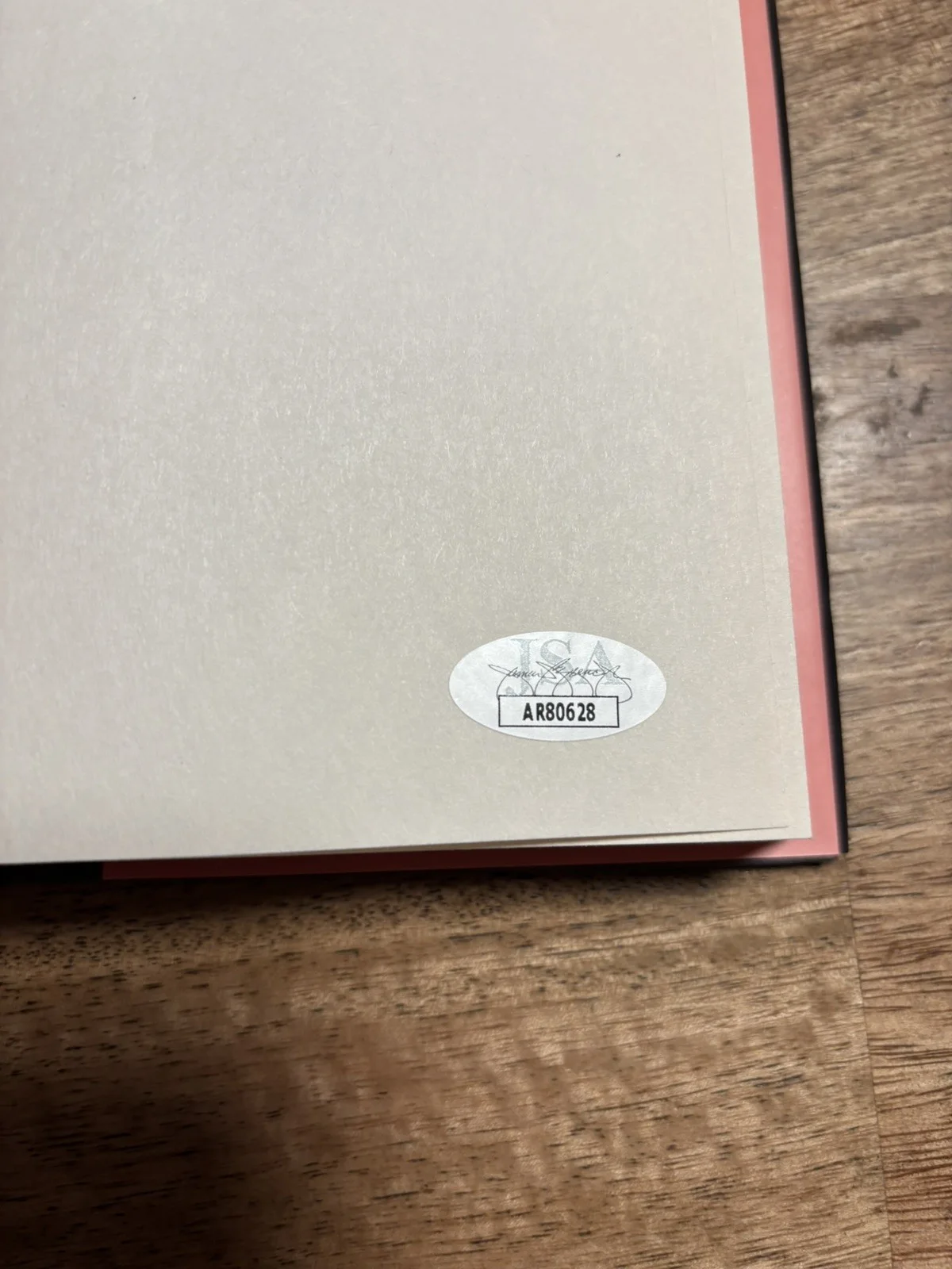 Anthony Daniels — Sorry Not Sorry Alyssa Milano Autograph Book JSA, image 4