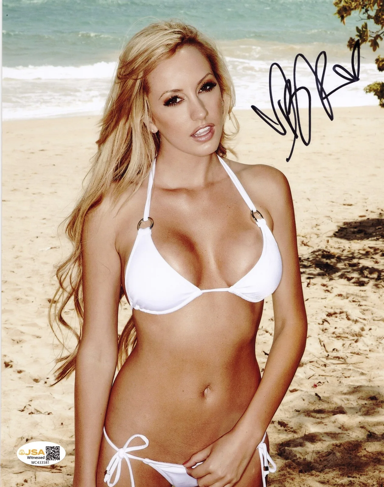 Brett Rossi — Brett Rossi Adult Video Star signed Hot 8x10 photo Proof #29 JSA Witnessed