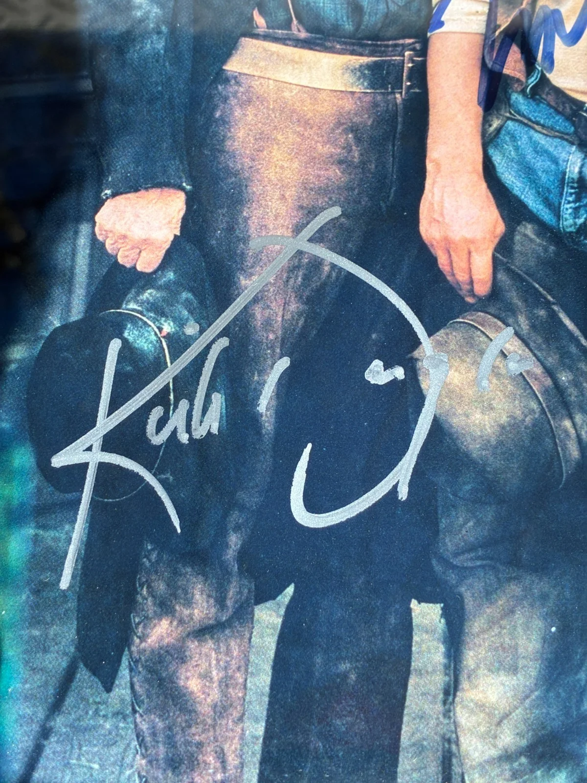 Kirk & Michael Douglas Dual Signed 8x10 Photograph - Cowboy Western, image 2