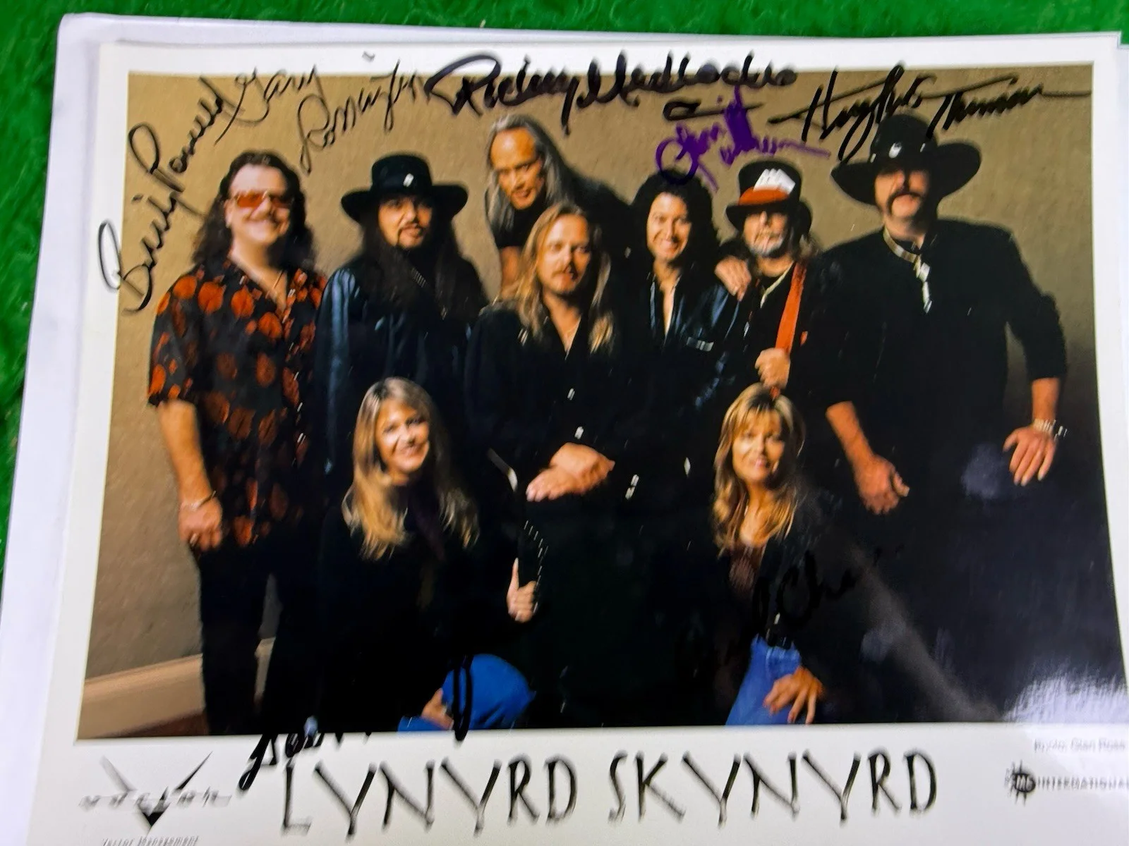 Lynyrd Skynyrd Signed Photo Autographed Band Promo Multiple Signatures 8x10, изображение 2