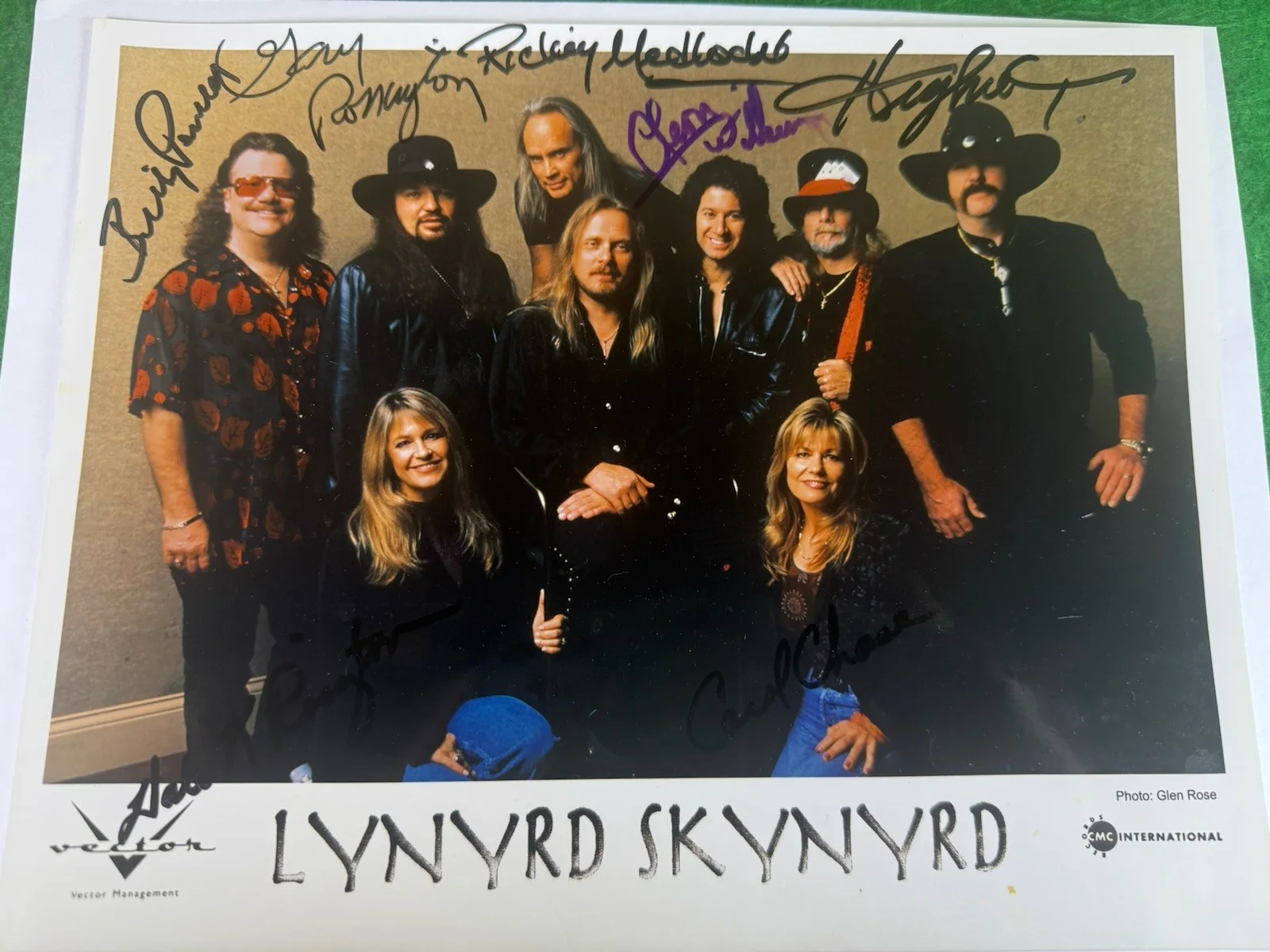 Lynyrd Skynyrd Signed Photo Autographed Band Promo Multiple Signatures 8x10, image 2