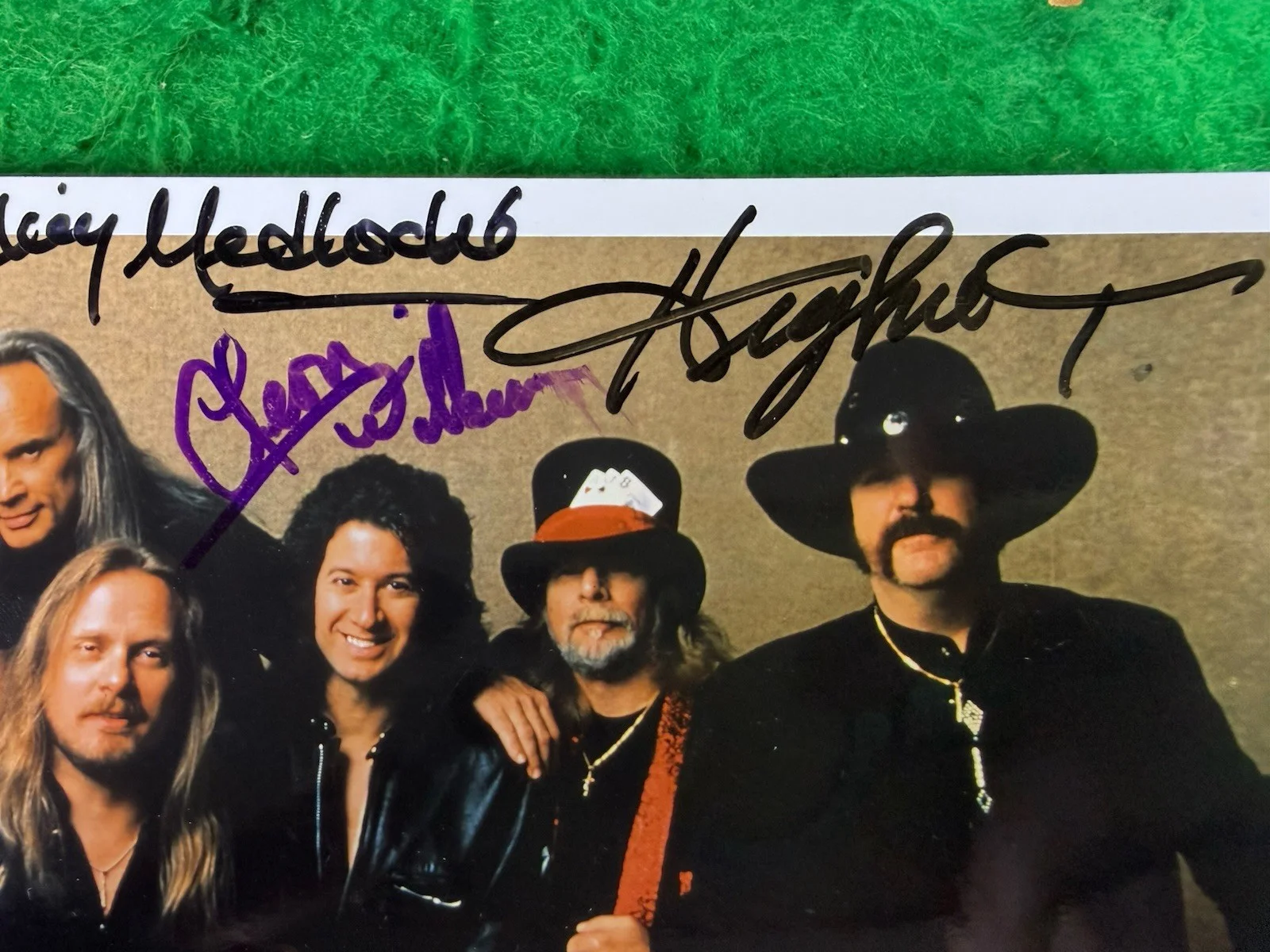 Lynyrd Skynyrd Signed Photo Autographed Band Promo Multiple Signatures 8x10, image 3