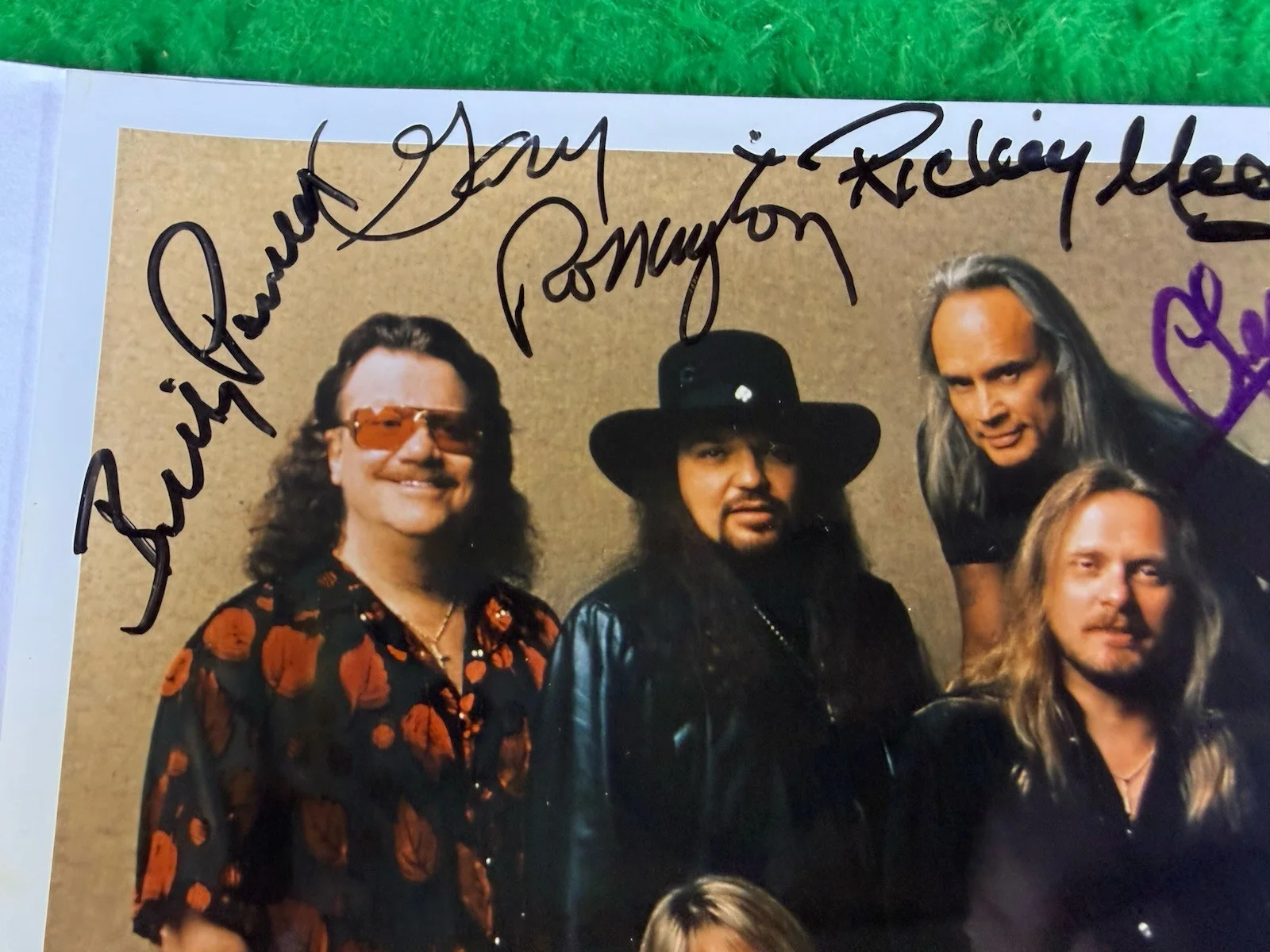 Lynyrd Skynyrd Signed Photo Autographed Band Promo Multiple Signatures 8x10, image 4