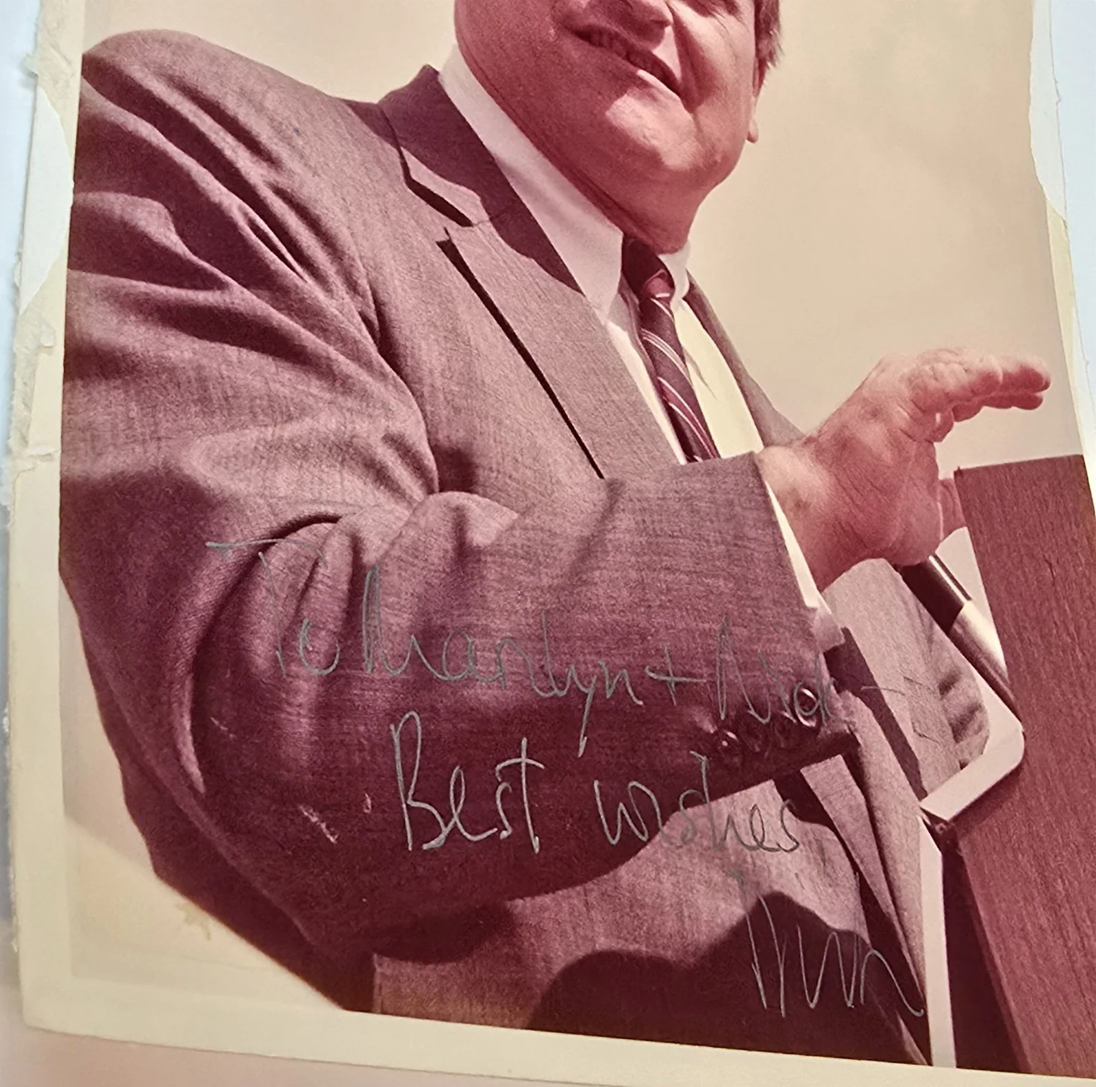 Dan Rostenkowski — Auto Dan Rostenkowski Signature 8x10" Photo US House Politicion Framed Autograph, изображение 5