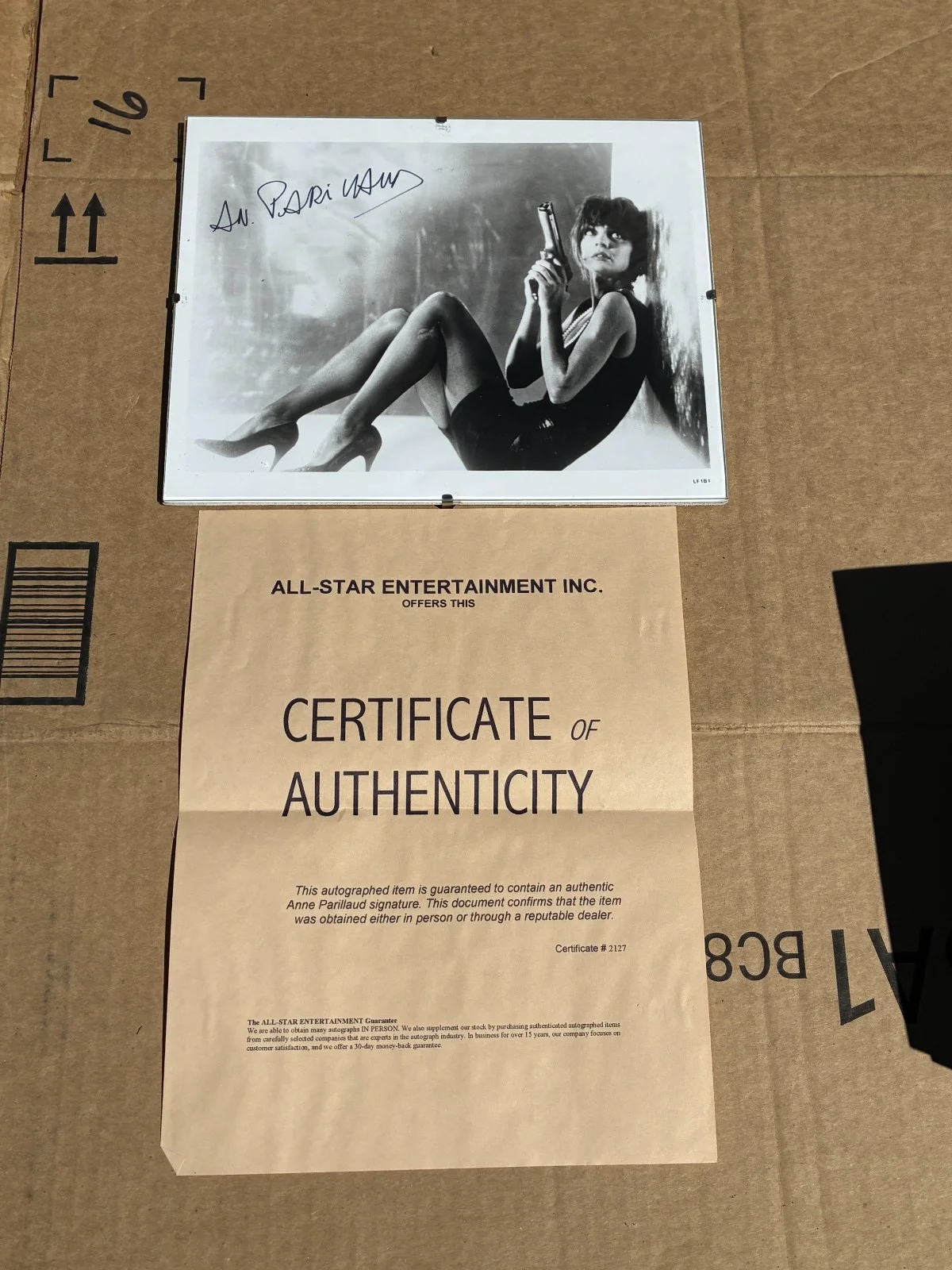 Anne Parillaud — Anne Parillaud Hand Signed Autograph 8x10 Photo - La Femme Nikita 1990 w/ COA