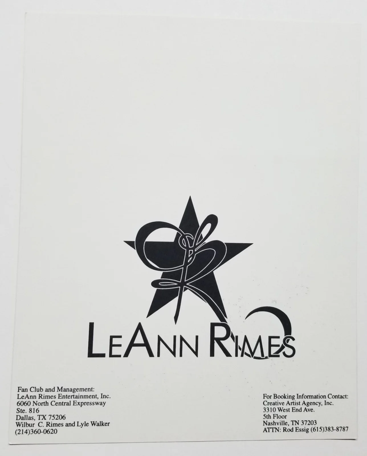 LeAnn Rimes REAL hand SIGNED 8x10" Early Promo Photo COA Autographed, image 3