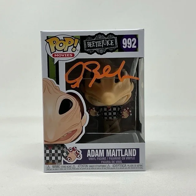 Alec Baldwin — Alec Baldwin Autographed Adam Maitland Beetle Juice Funko Pop Movies #992 OCCM