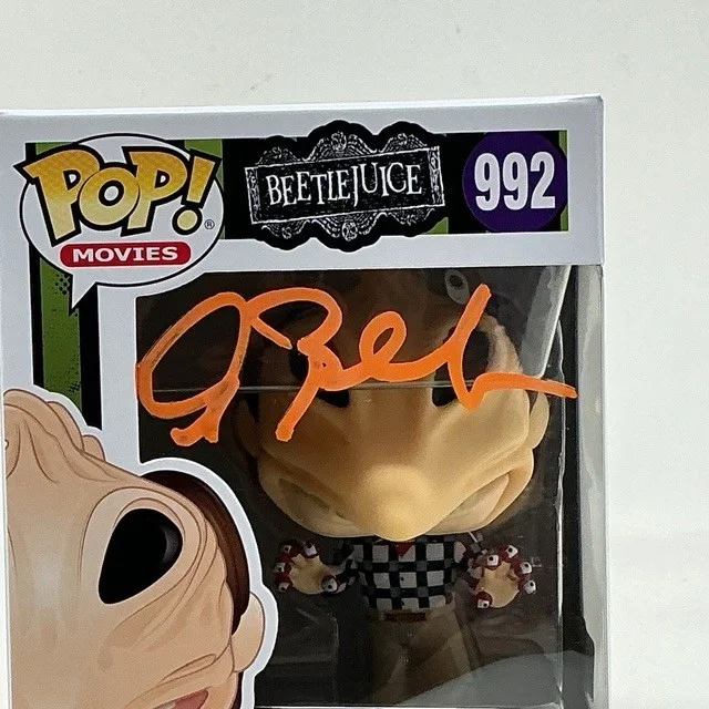 Alec Baldwin — Alec Baldwin Autographed Adam Maitland Beetle Juice Funko Pop Movies #992 OCCM, изображение 2