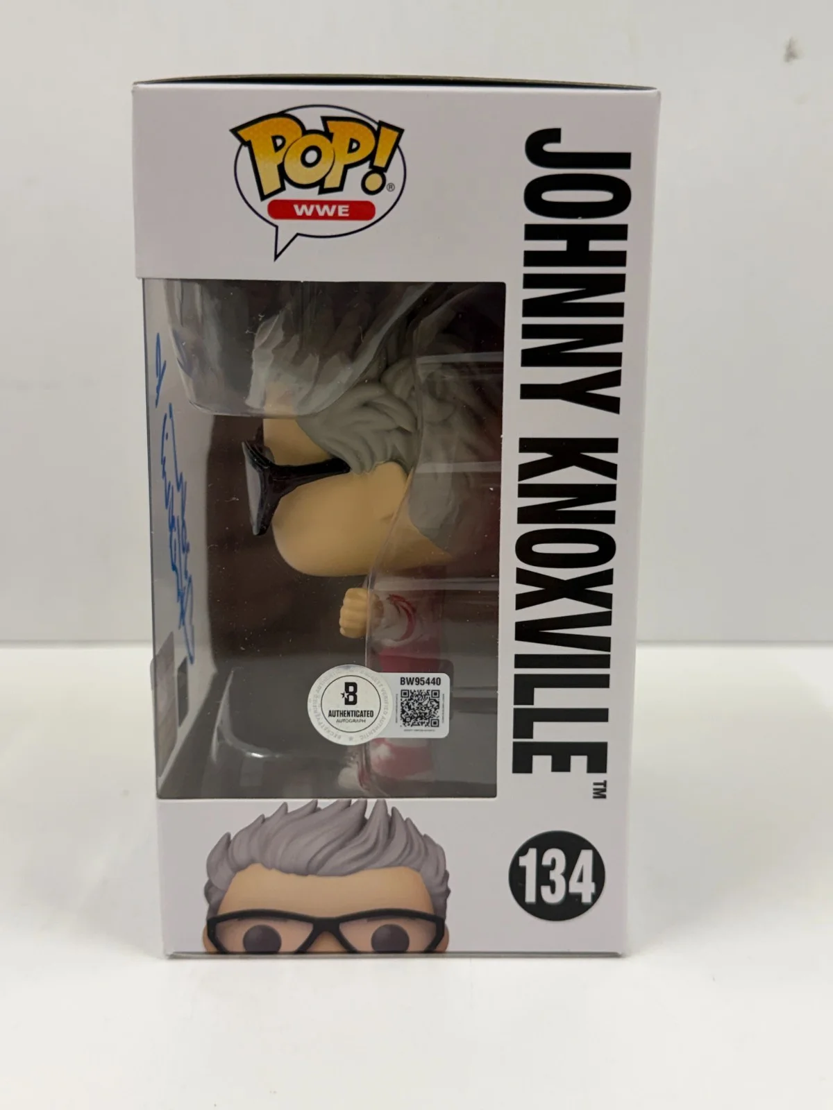 Johnny Knoxville — Johnny Knoxville Signed WWE Funko Summer Convention MTV Autograph Beckett, изображение 2