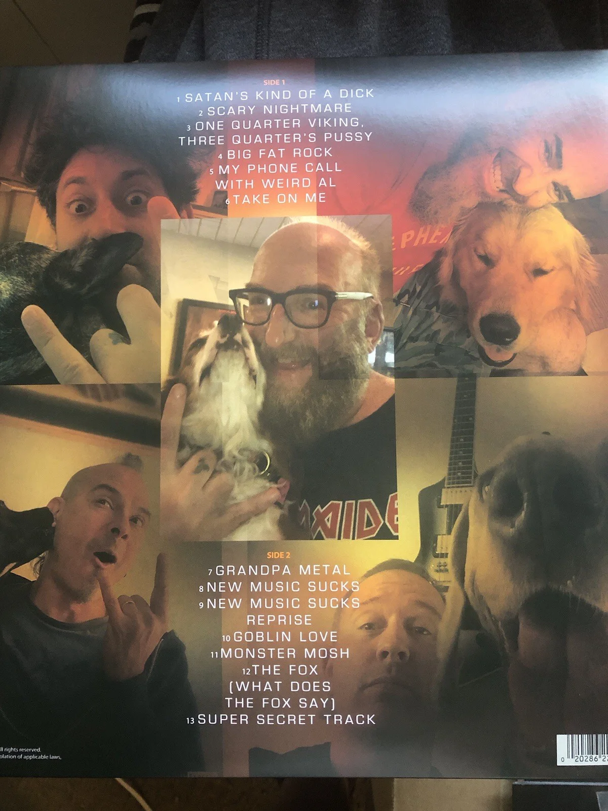 brian posehn signed Vinyl. Heavy metal album all Star band￼, изображение 4