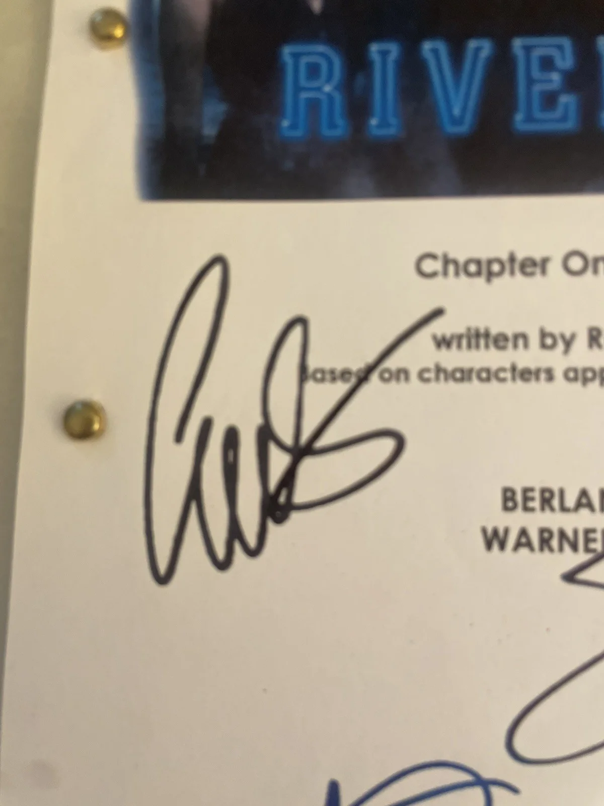 Riverdale Season 1 Signed Script PRINTED Please Read!, image 4