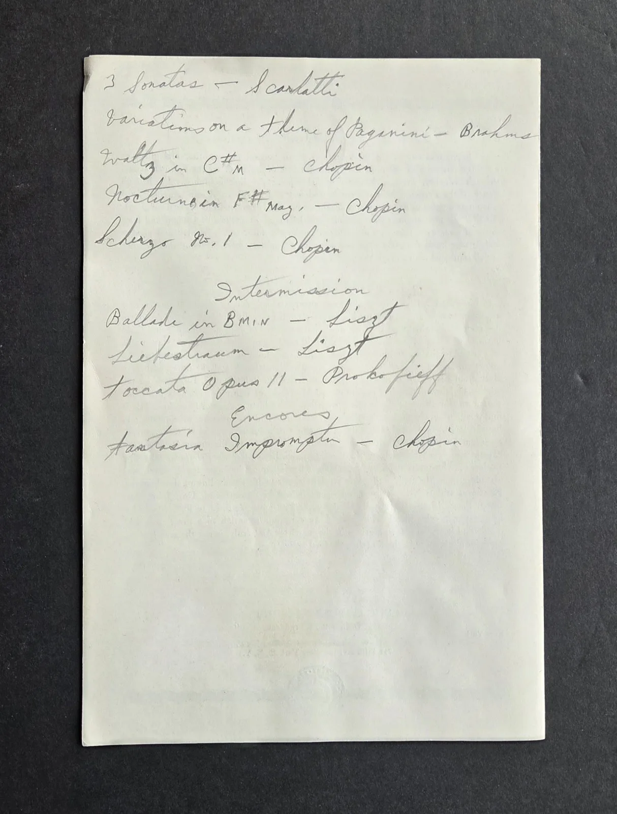 Raymond Lewenthal Pianist signed 1940's Civic Music Program 1923-1988, image 4