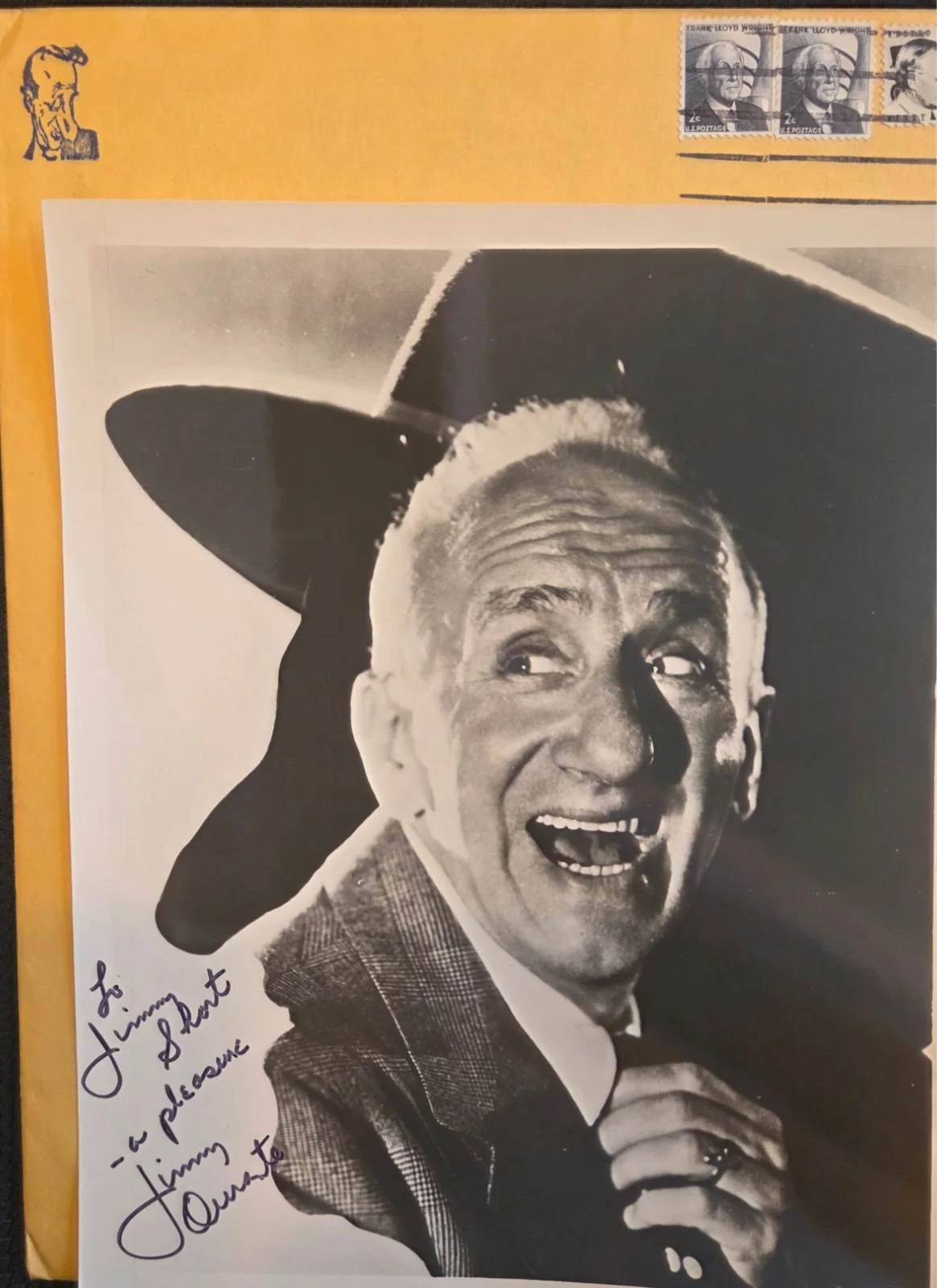 Jimmy Durante — Jimmy Durante - Legendary Comedian Autographed 8x10 Photo - Signed Picture RARE