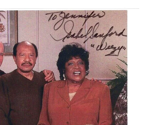 Isabel Sanford — ISABEL SANFORD Autographed 8X11 The Jeffersons Weezy FREE SHIP All In the Family, изображение 2