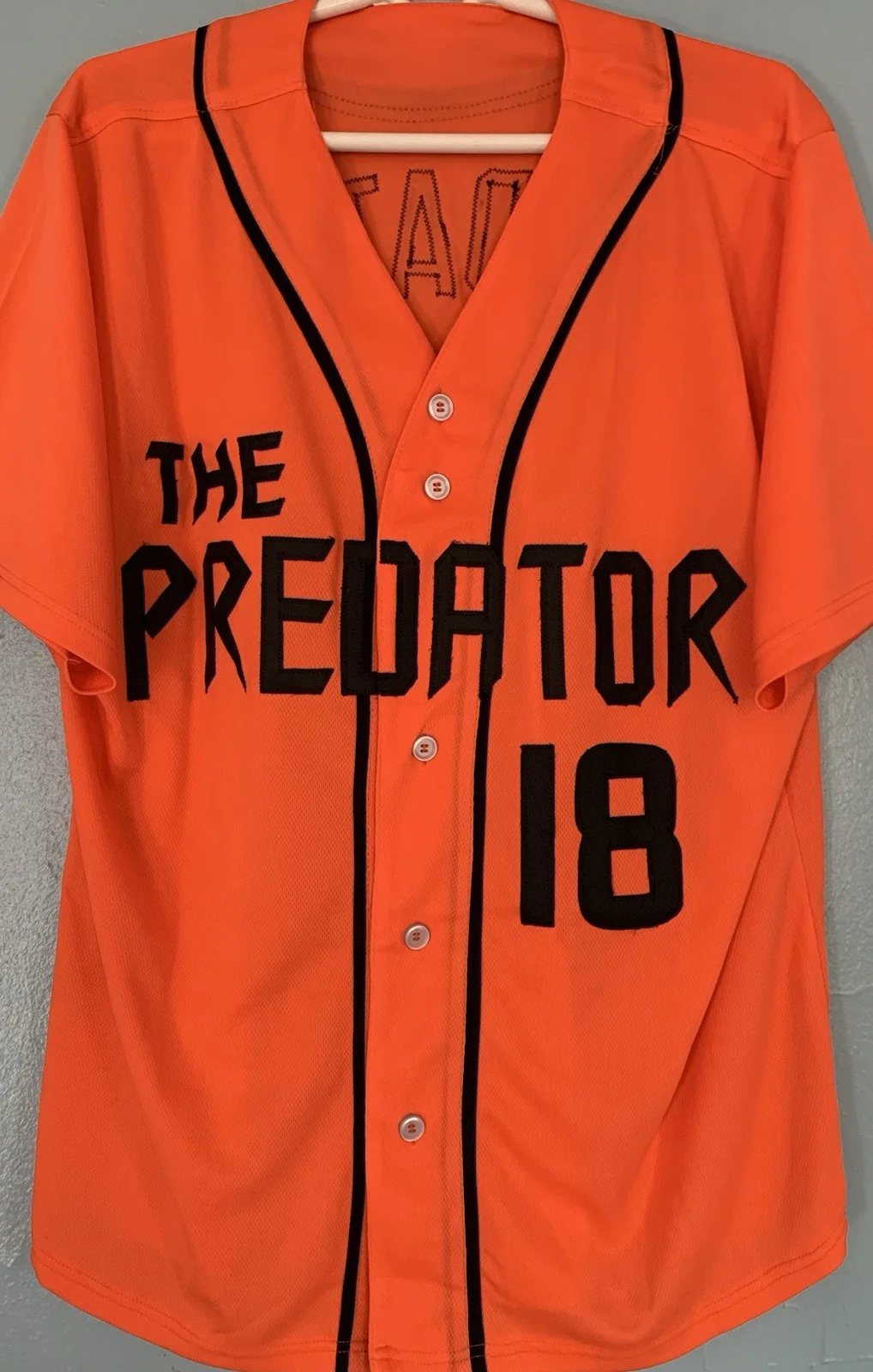 Brian Prince Jr — Brian Prince Jr Signed Autographed The Predator Jersey Orange with JSA COA, image 2