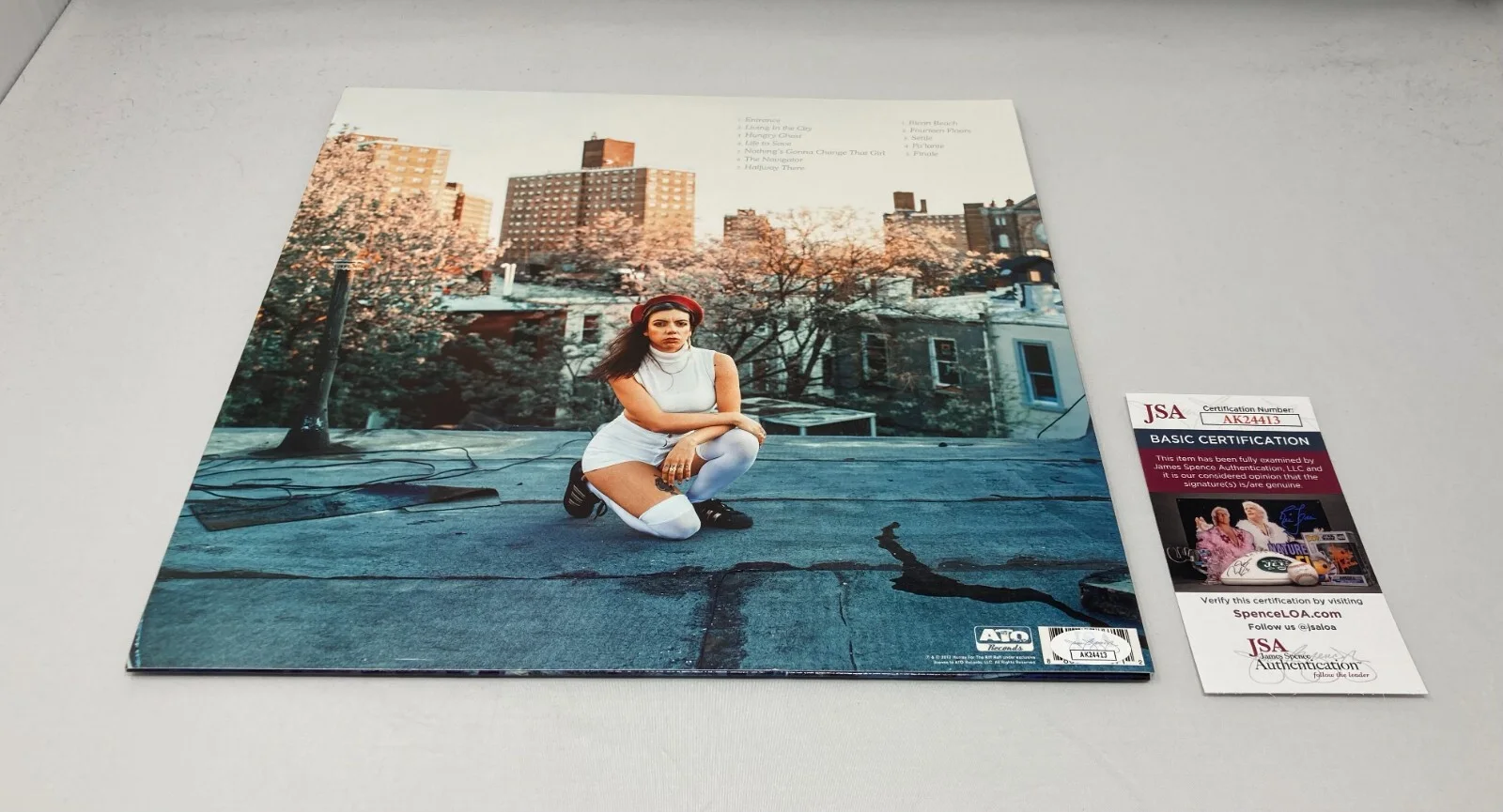 Alynda Segarra signed Hurray For The Riff Raff The Navigator Album JSA COA, изображение 3